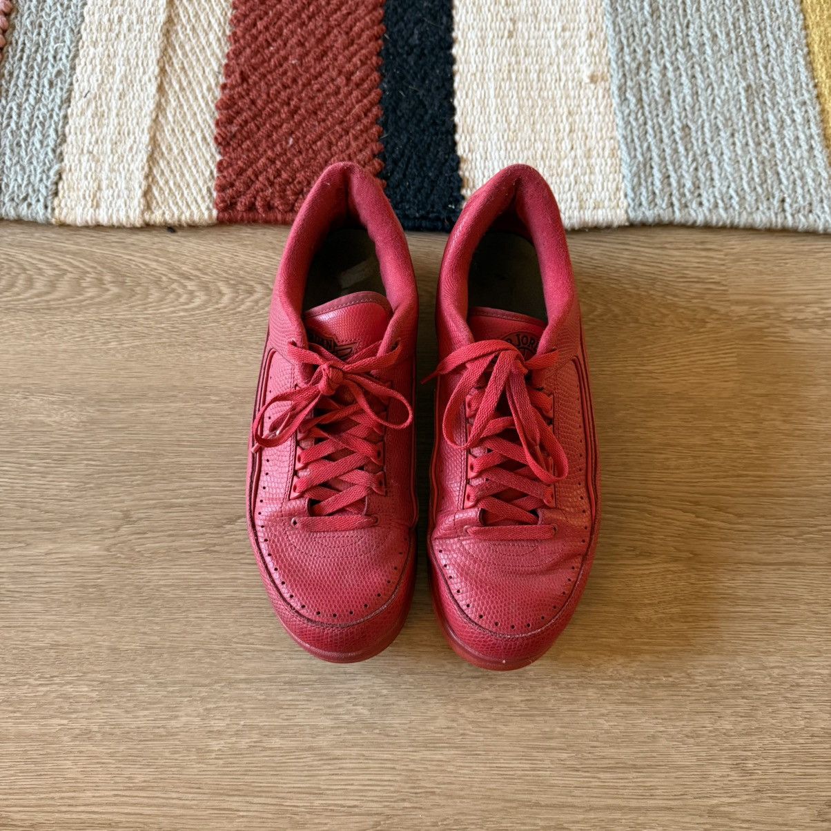 Jordan Brand Nike Air Jordan 2 Low Top “Gym Red” Sz 11 Size US 11 / EU 44 - 2 Thumbnail