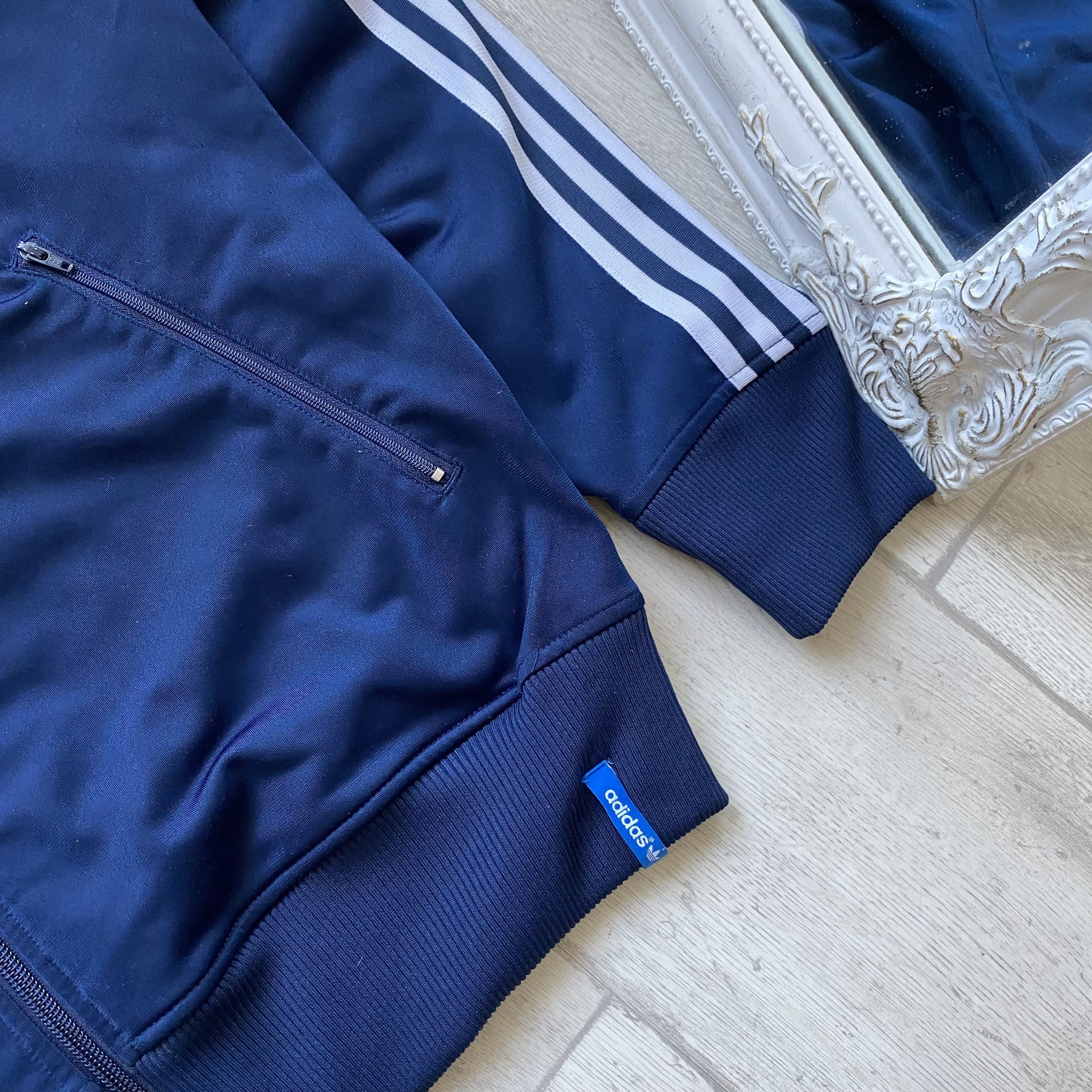 Adidas 🦈 Vintage 00s Adidas Track Top Jacket Retro Size US L / EU 52-54 / 3 - 5 Thumbnail