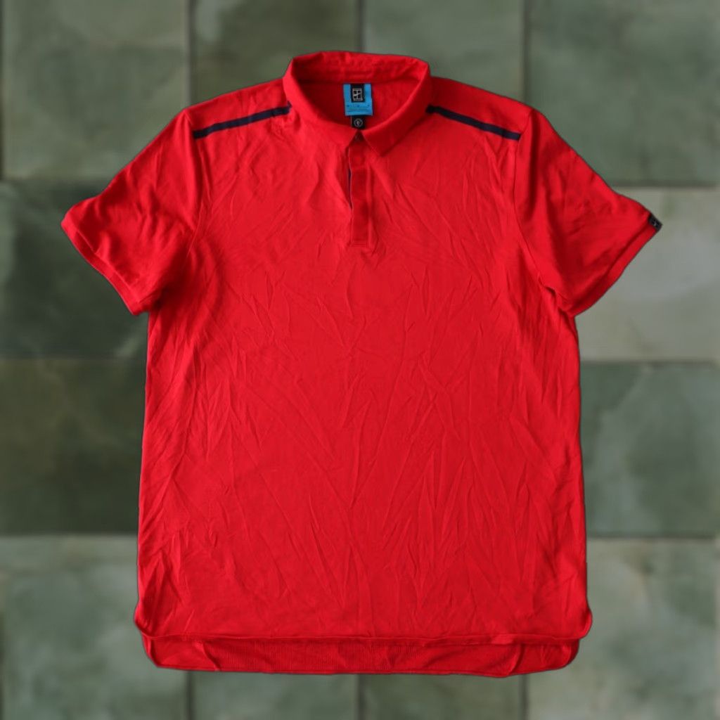 Nike Nike Court RF Roger Federer MENS Tennis Polo Shirt Red 843849-687 Medium Size US M / EU 48-50 / 2 - 1 Thumbnail
