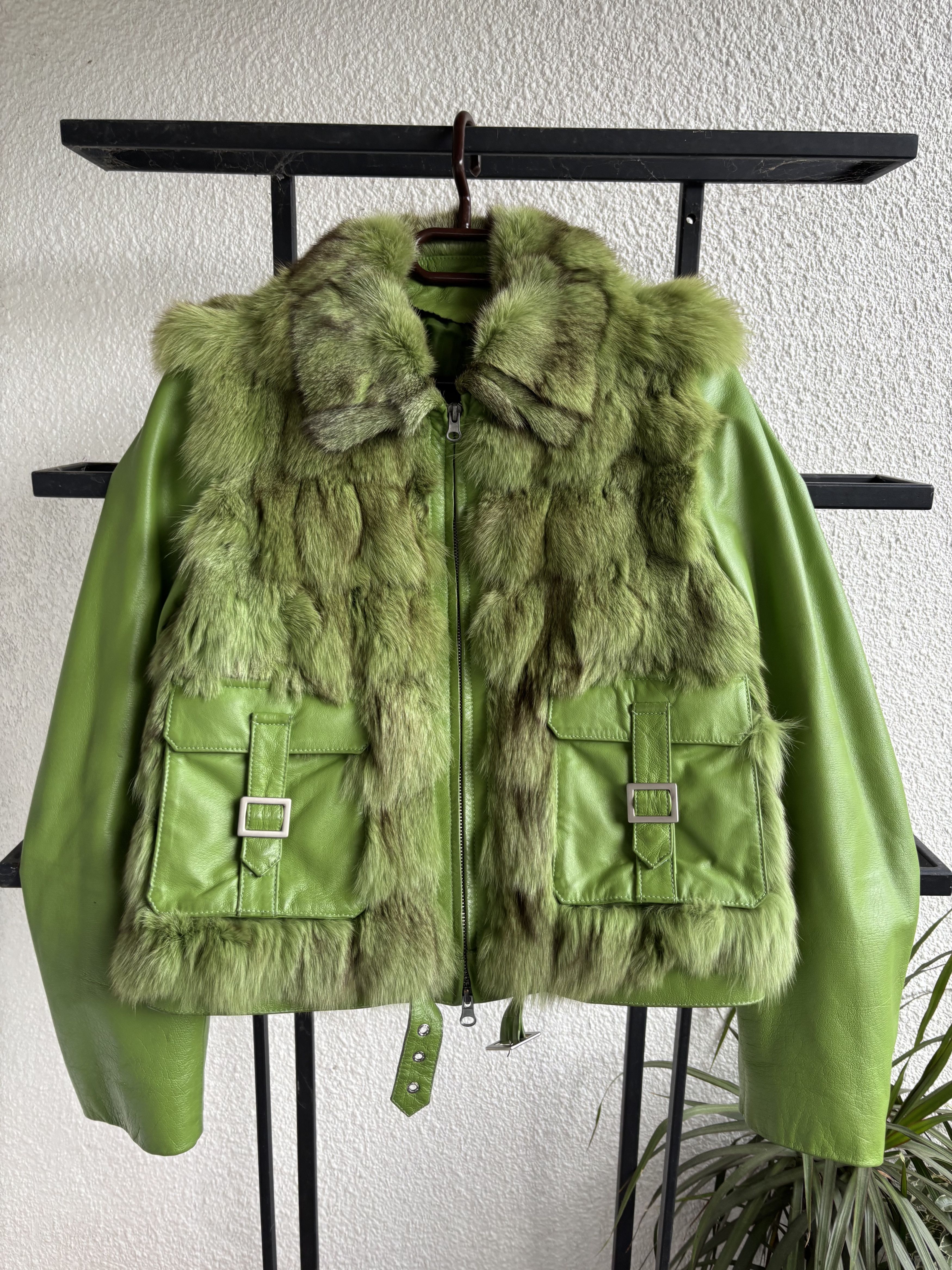 Hysteric Glamour Rick Owens Type VTG Yohji Yamamoto Style Fur Leather Jacket Size US S / EU 44-46 / 1 - 1 Thumbnail