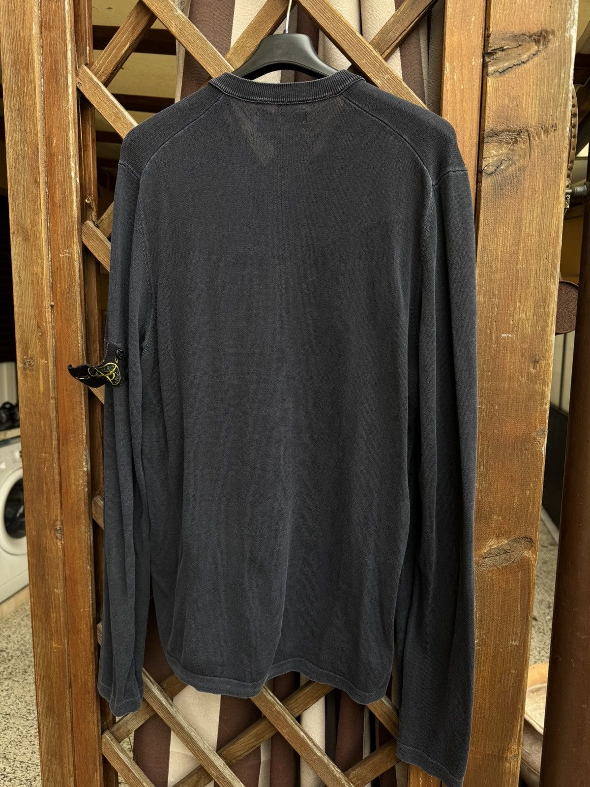 Stone Island Stone Island V-Neck Cotton Sweater Size US L / EU 52-54 / 3 - 7 Thumbnail