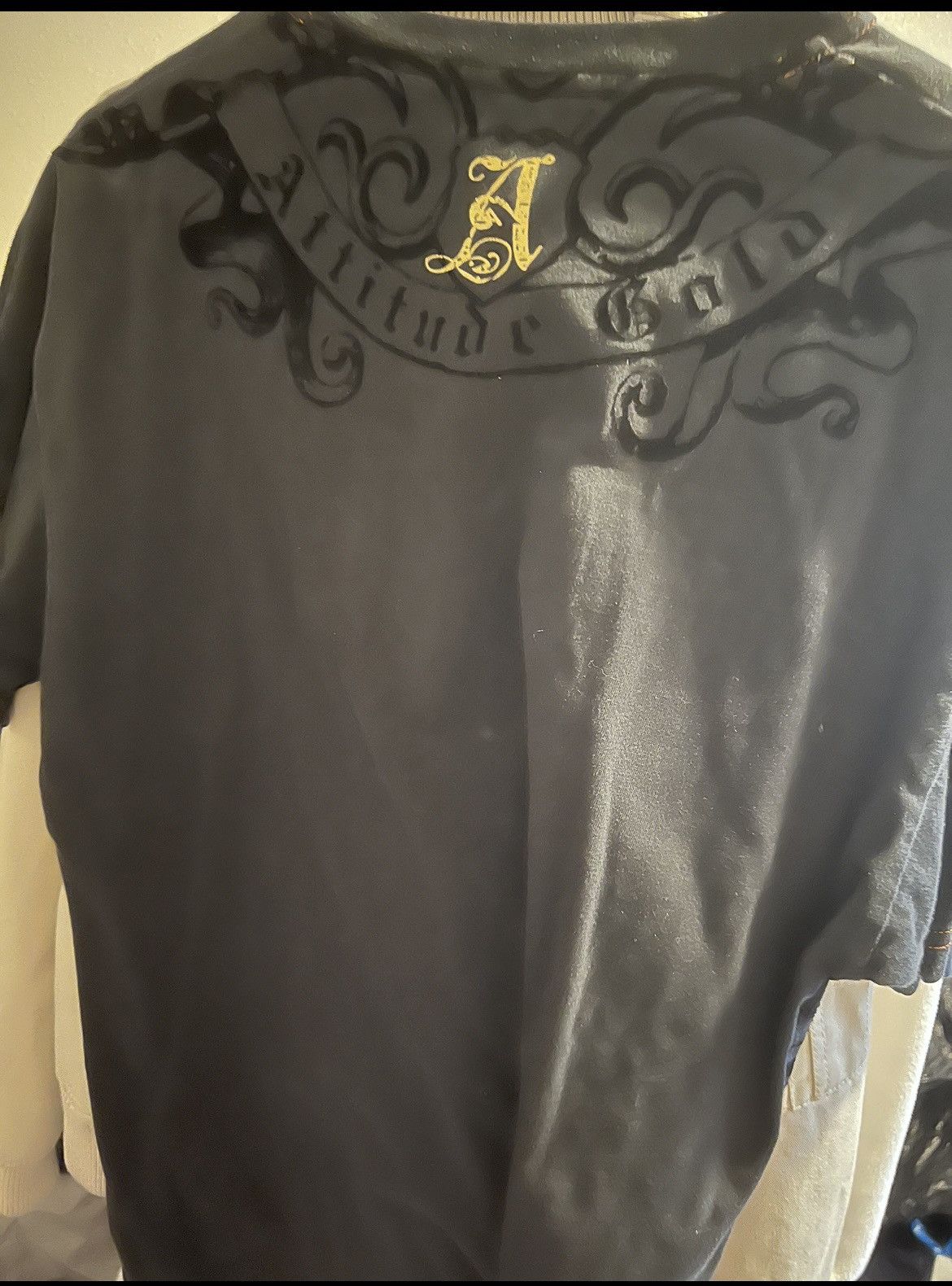Vintage Attitude gold Y2K shirt Size US L / EU 52-54 / 3 - 4 Thumbnail