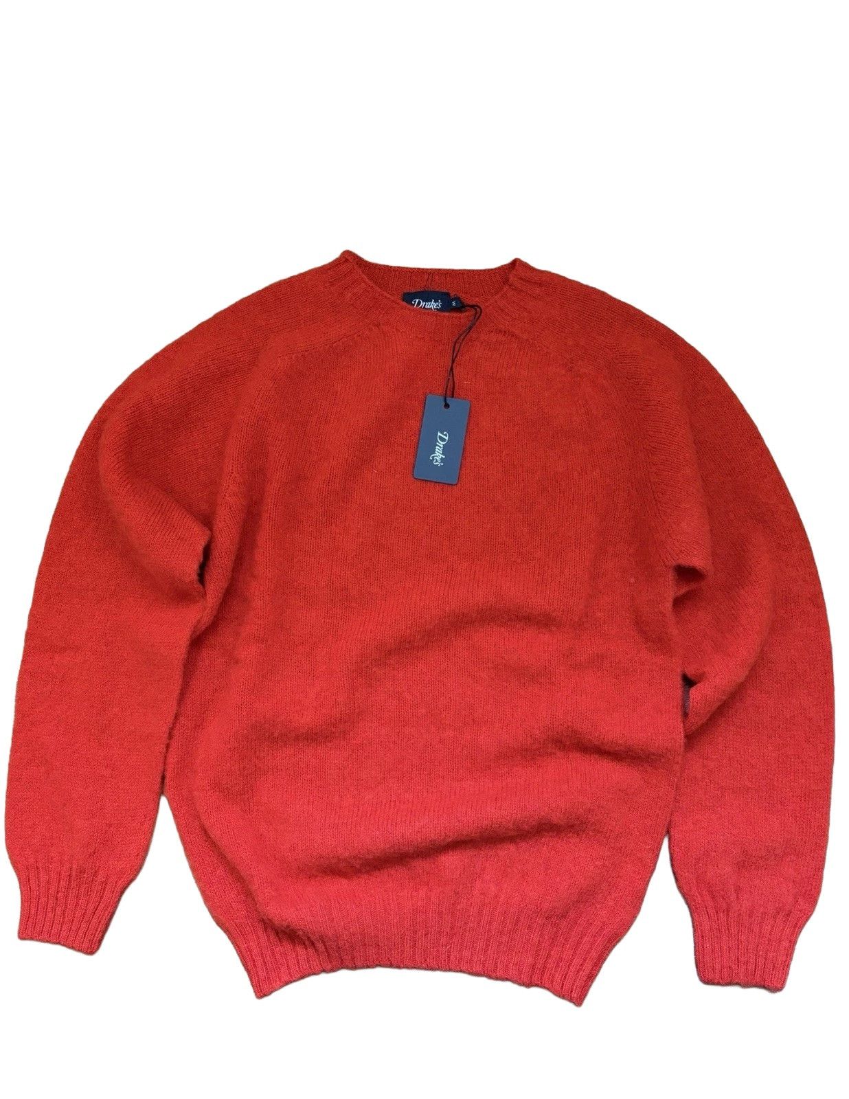 Drake's Drake’s Brushed Shetland Wool Crewneck Jumper Size US M / EU 48-50 / 2 - 1 Thumbnail