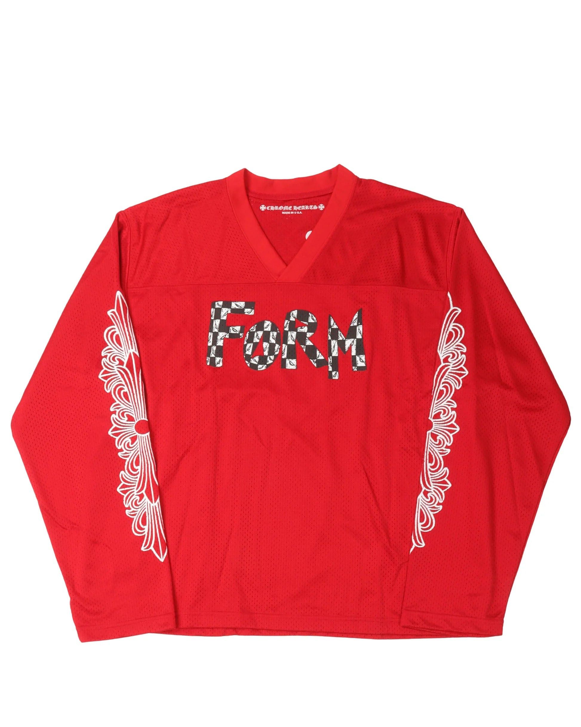 Chrome Hearts Matty Boy Mesh Long Sleeve Jersey Red Size US M / EU 48-50 / 2 - 1 Thumbnail