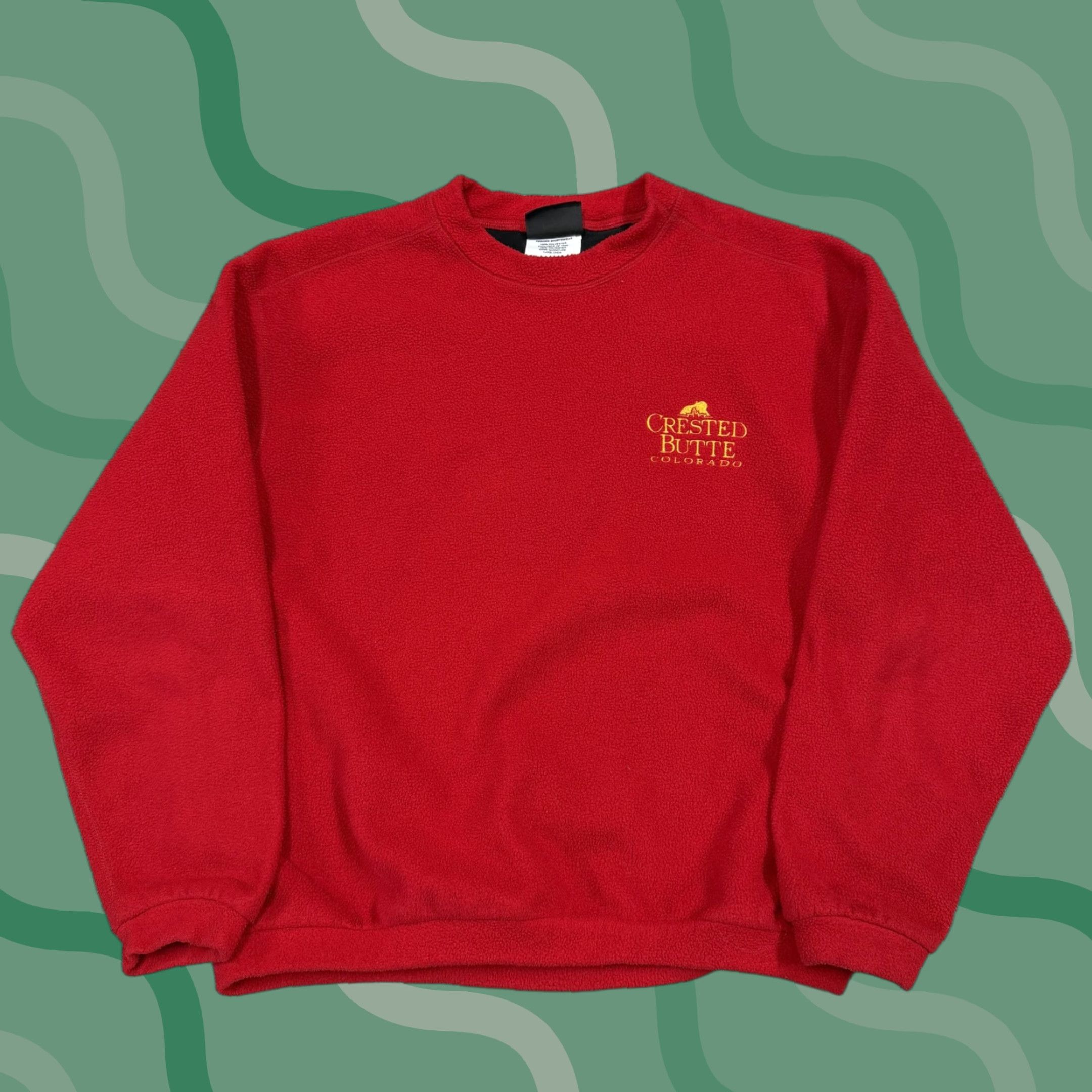 Vintage VINTAGE Perigee Sweatshirt Mens Large Red Fleece Crewneck USA 90s Embroidered Logo Crew Neck Pullover Solid Pattern Outdoor Ski Belts Size US L / EU 52-54 / 3 - 1 Thumbnail