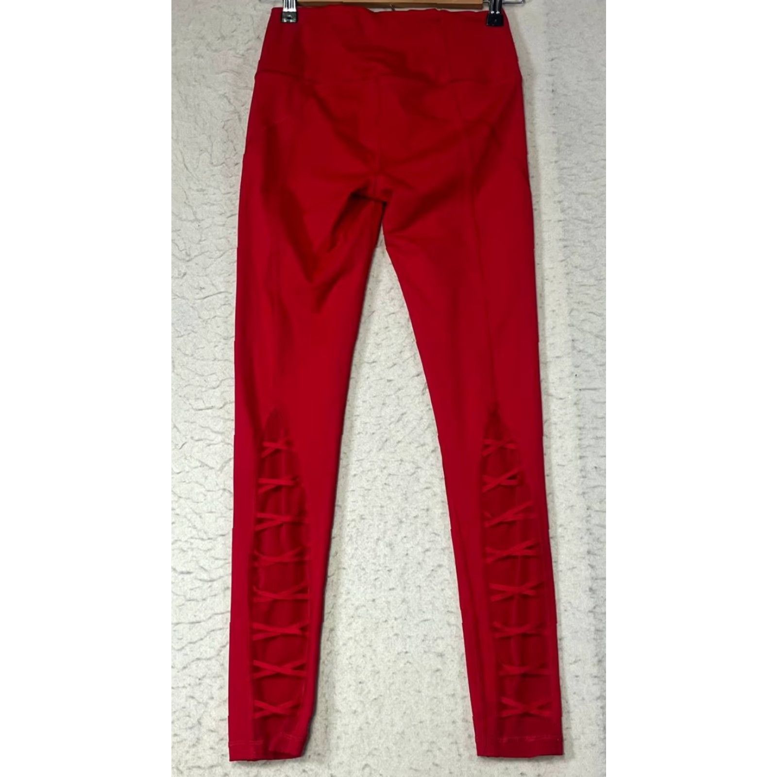 Victoria's Secret Victoria's Secret Victoria Sport Leggings XS Red Activewear Sports Womens Size 26" / US 2 / IT 38 - 2 Thumbnail