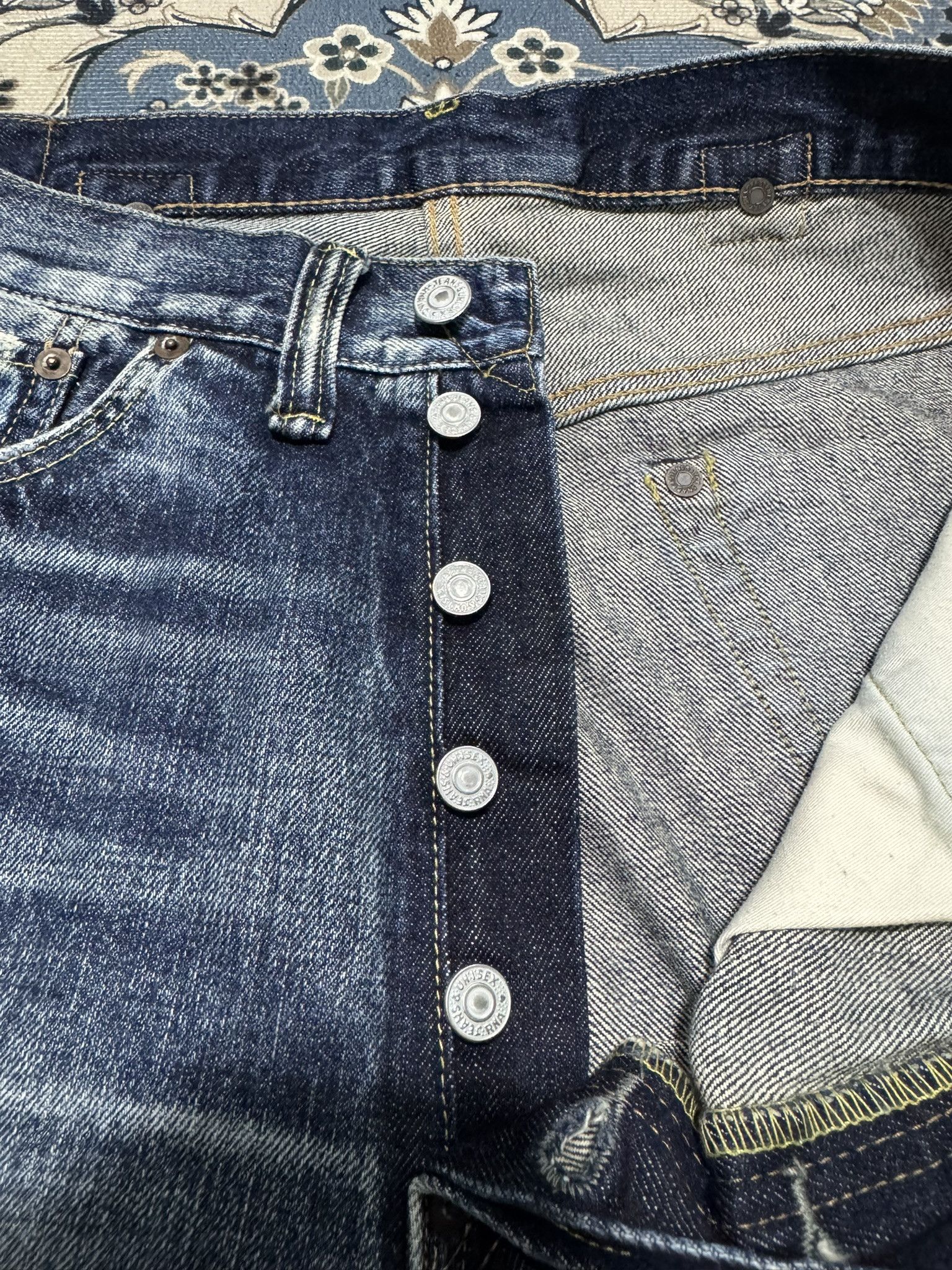 Japanese Brand × Vintage Vintage Japanese Brand RNA Buckle Back Buttonfly Jeans 501XX Size US 32 / EU 48 - 10 Thumbnail