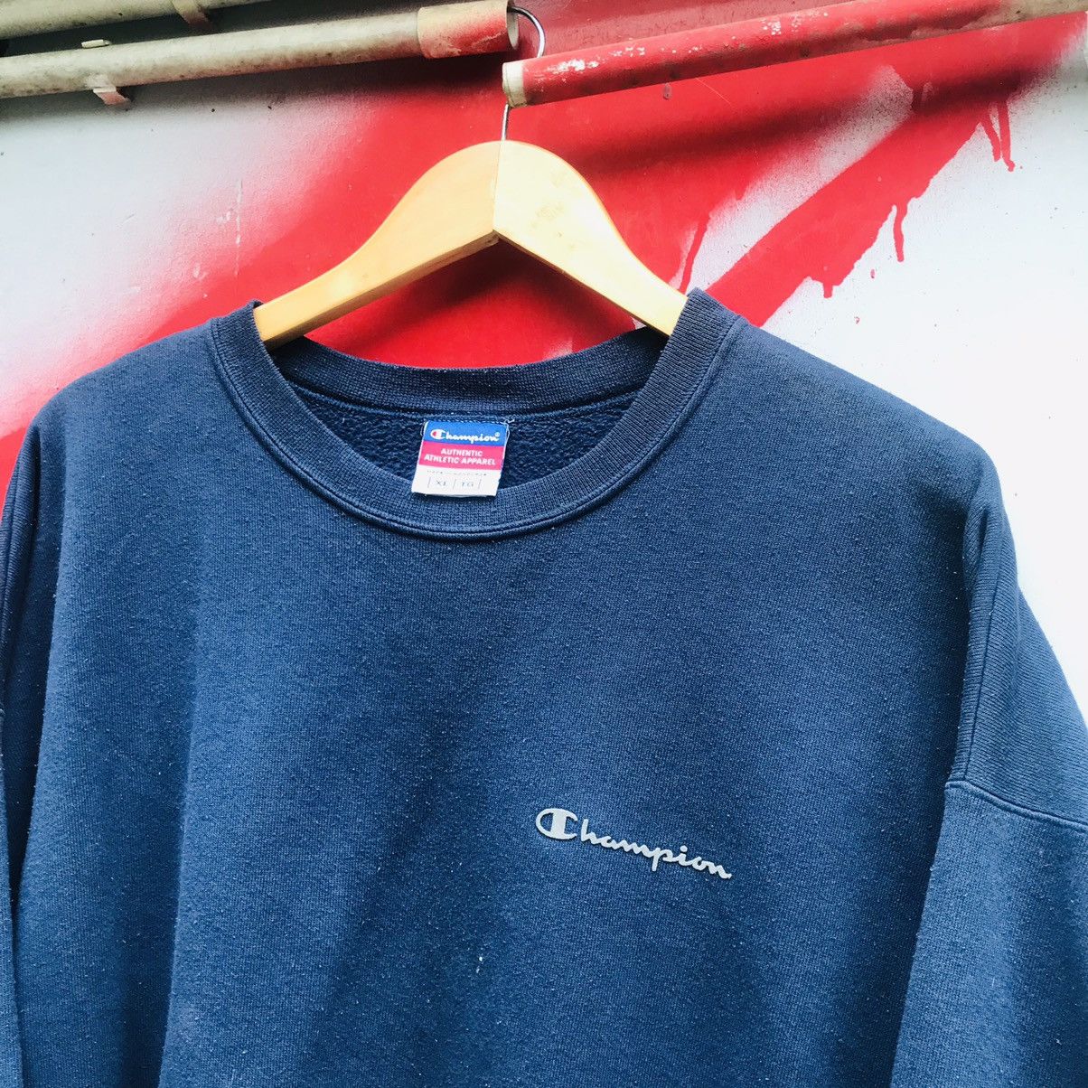 Champion × Vintage Vintage Champion Crew Neck Sweatshirt Size US XXL / EU 58 / 5 - 2 Thumbnail