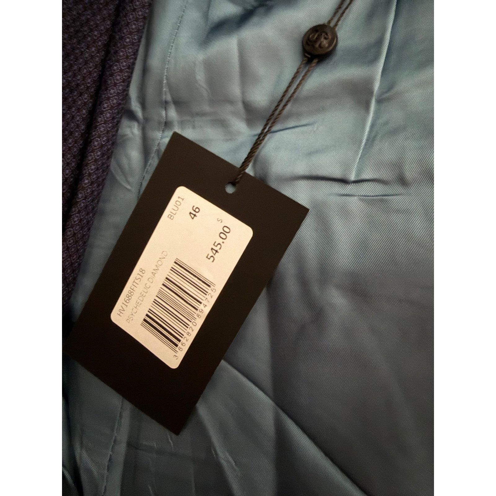 The Kooples The Kooples blue psychedelic diamond suit wool slacks Size 36R - 10 Thumbnail