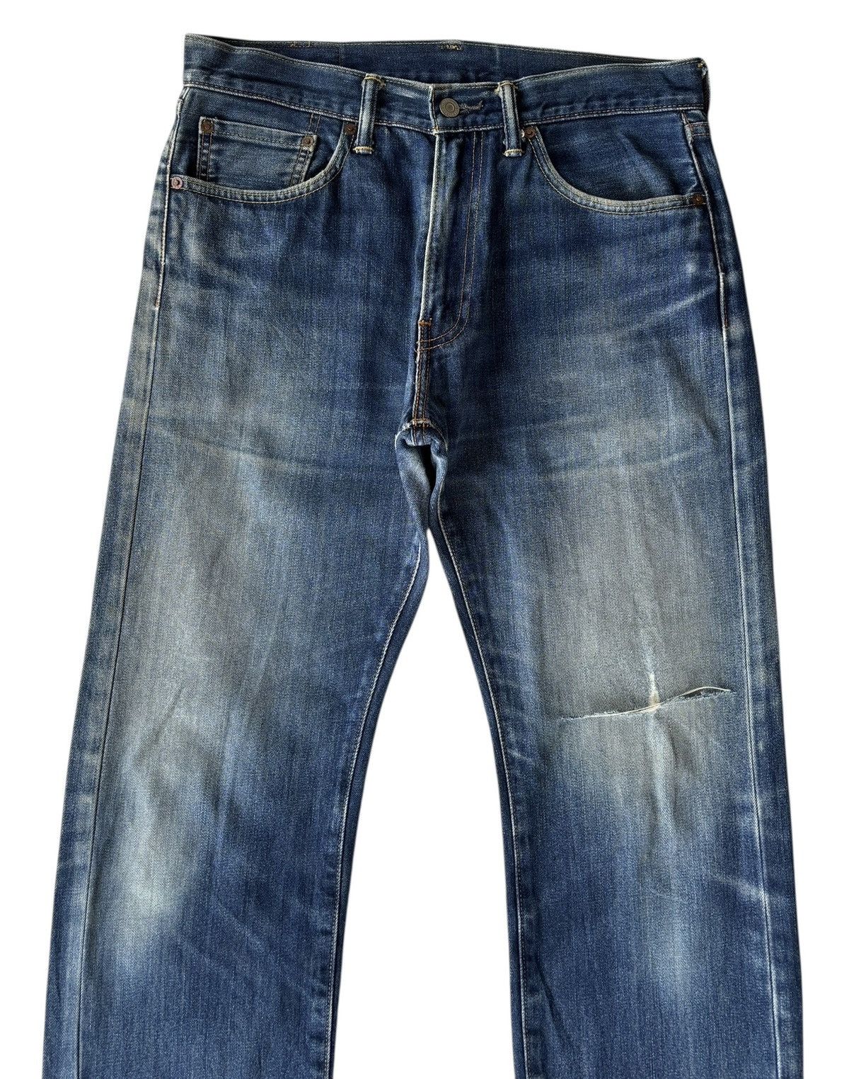 If Six Was Nine Vintage Levis 505 Distressed Denim Jeans Size US 32 / EU 48 - 5 Thumbnail