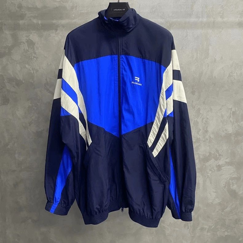 Balenciaga Balenciaga Logo Embroidered Varsity Jacket Size US M / EU 48-50 / 2 - 1 Thumbnail