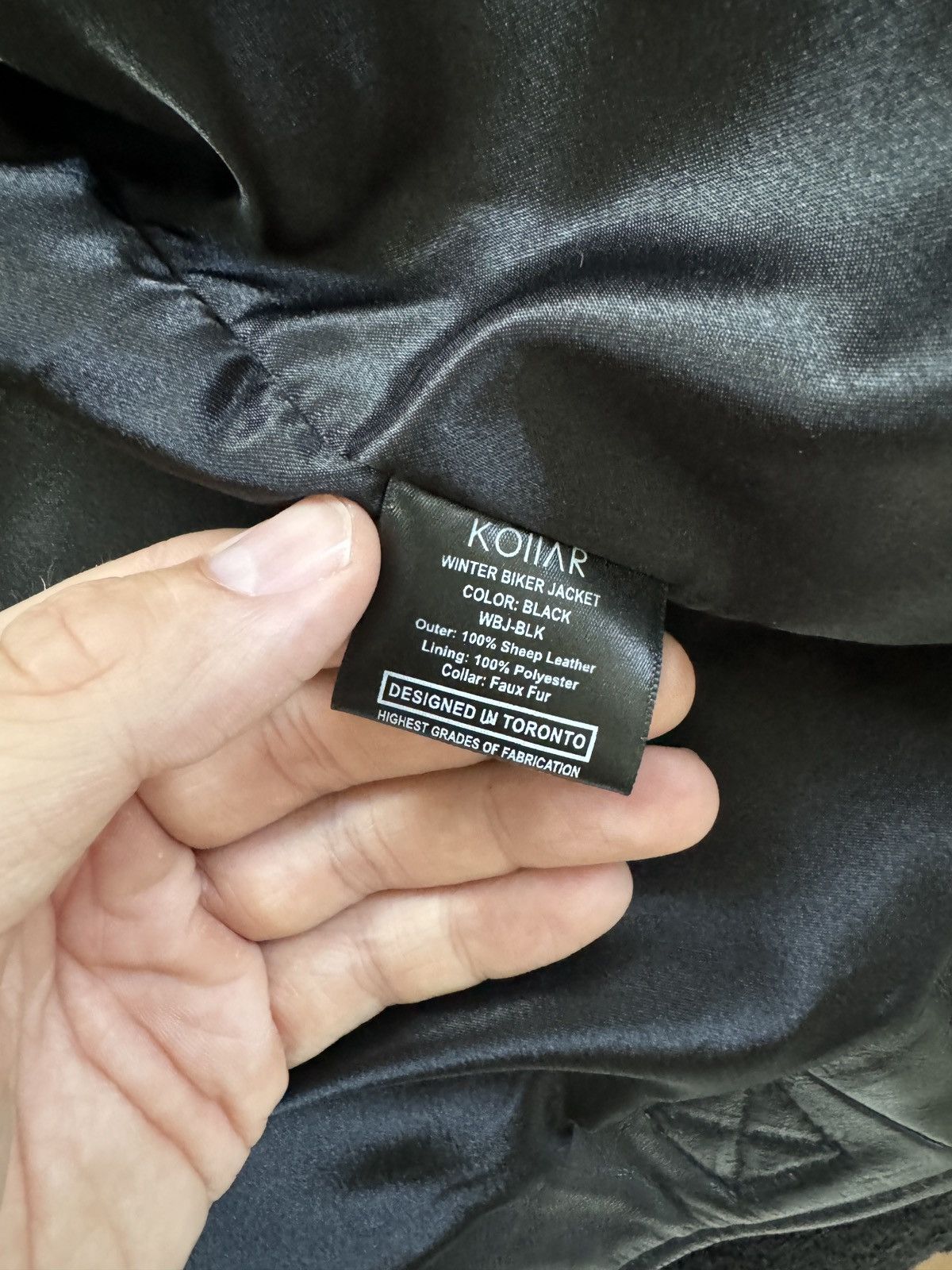 Kollar Clothing Kollar Clothing Leather Jacket Size US L / EU 52-54 / 3 - 9 Thumbnail