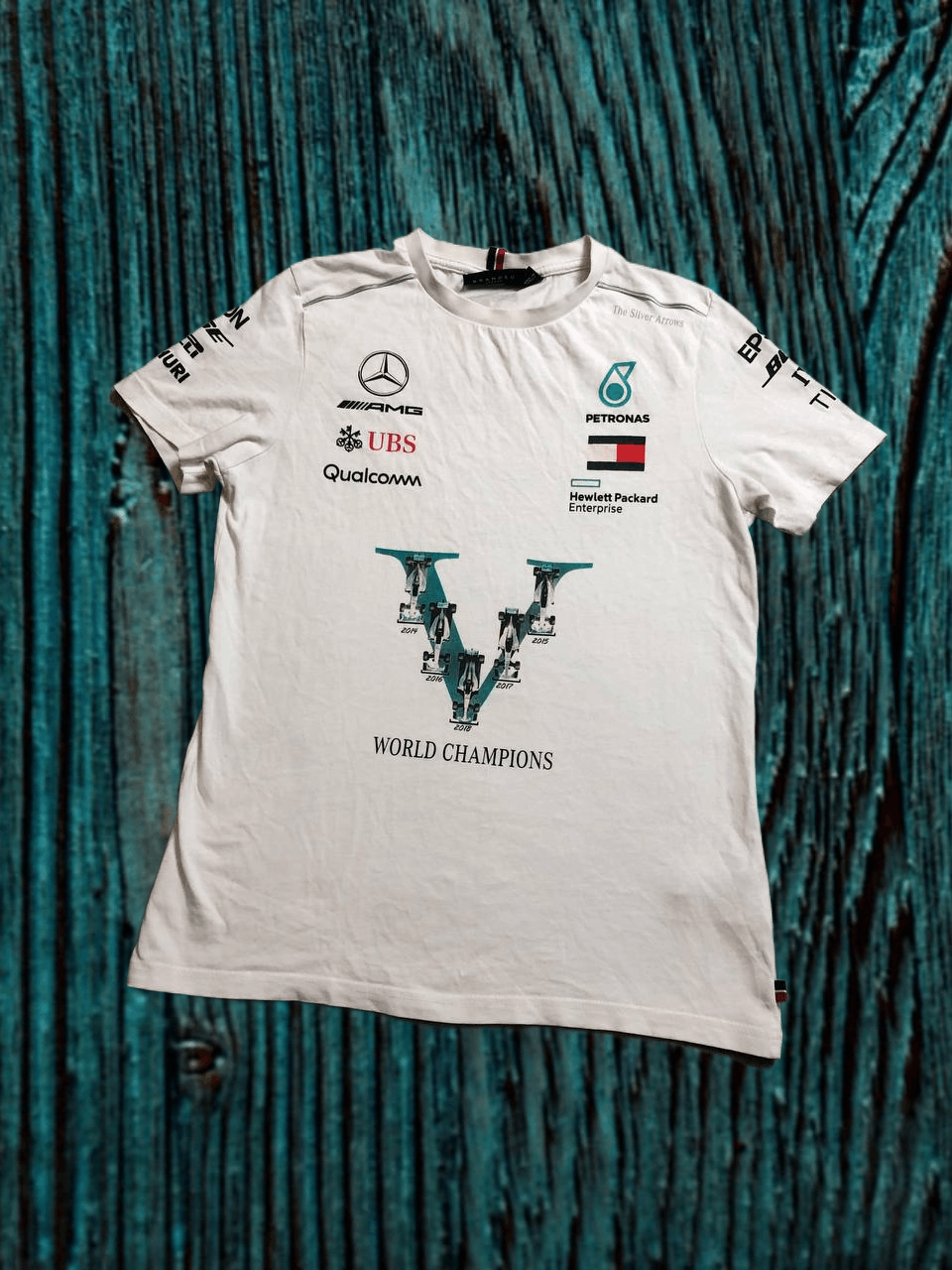 Vintage FORMULA 1 AMG PETRONAS MERCEDES RACING SHIRT Size US S / EU 44-46 / 1 - 1 Thumbnail