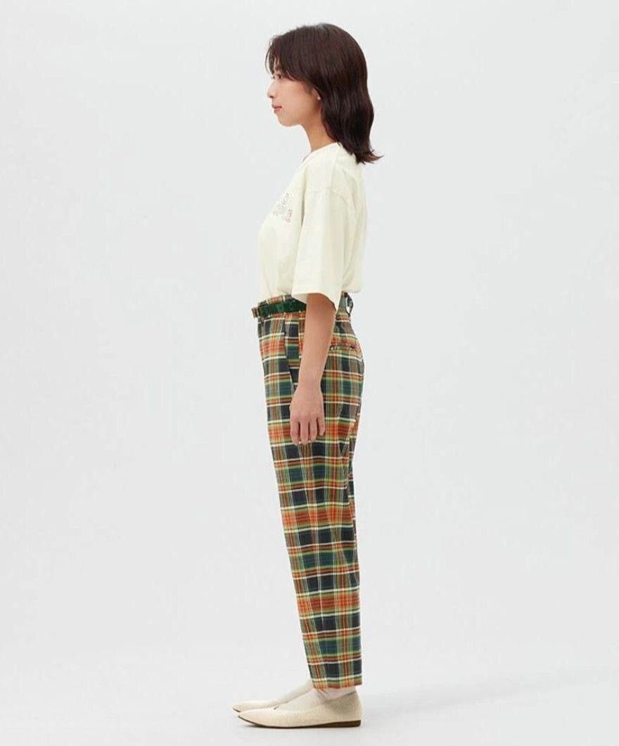 GU × Japanese Brand GU X Beautiful People Tartan Check Design Casual Pants Size 30" / US 8 / IT 44 - 2 Thumbnail