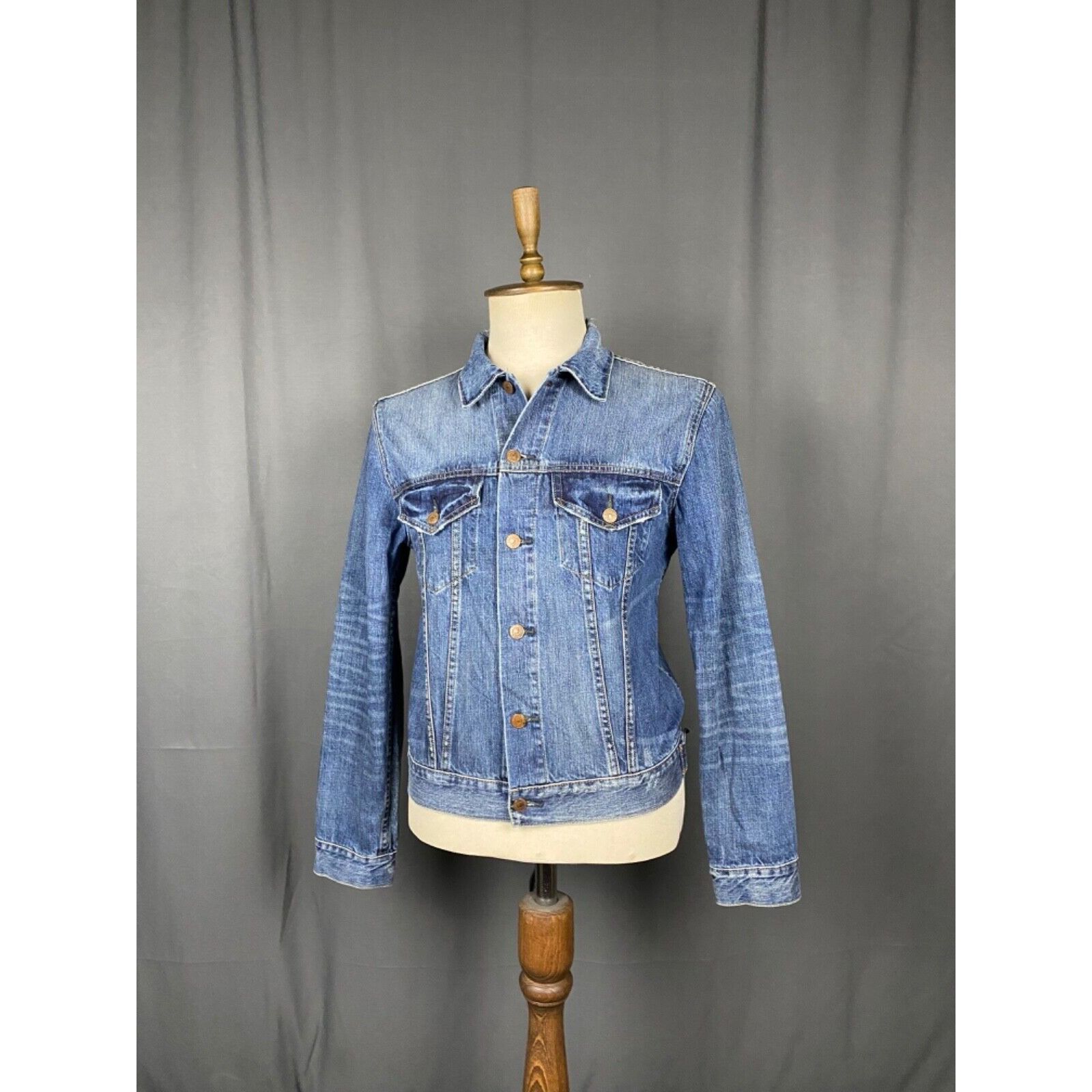 Denim & Supply Ralph Lauren Ralph Lauren Denim&Supply Men's Blue Denim Jeans Biker Jacke Size US M / EU 48-50 / 2 - 4 Thumbnail