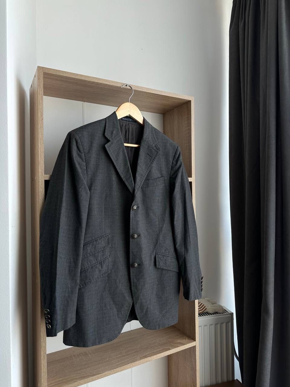 Polo Ralph Lauren × Vintage Vintage Polo Ralph Lauren Gray PRL Blazer Jacket Size 42R - 5 Thumbnail
