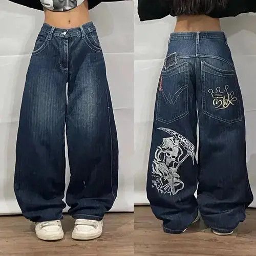 Japanese Brand × Jean Baggy Jeans Vintage High Waist Denim Pants Size 28" / US 6 / IT 42 - 4 Thumbnail