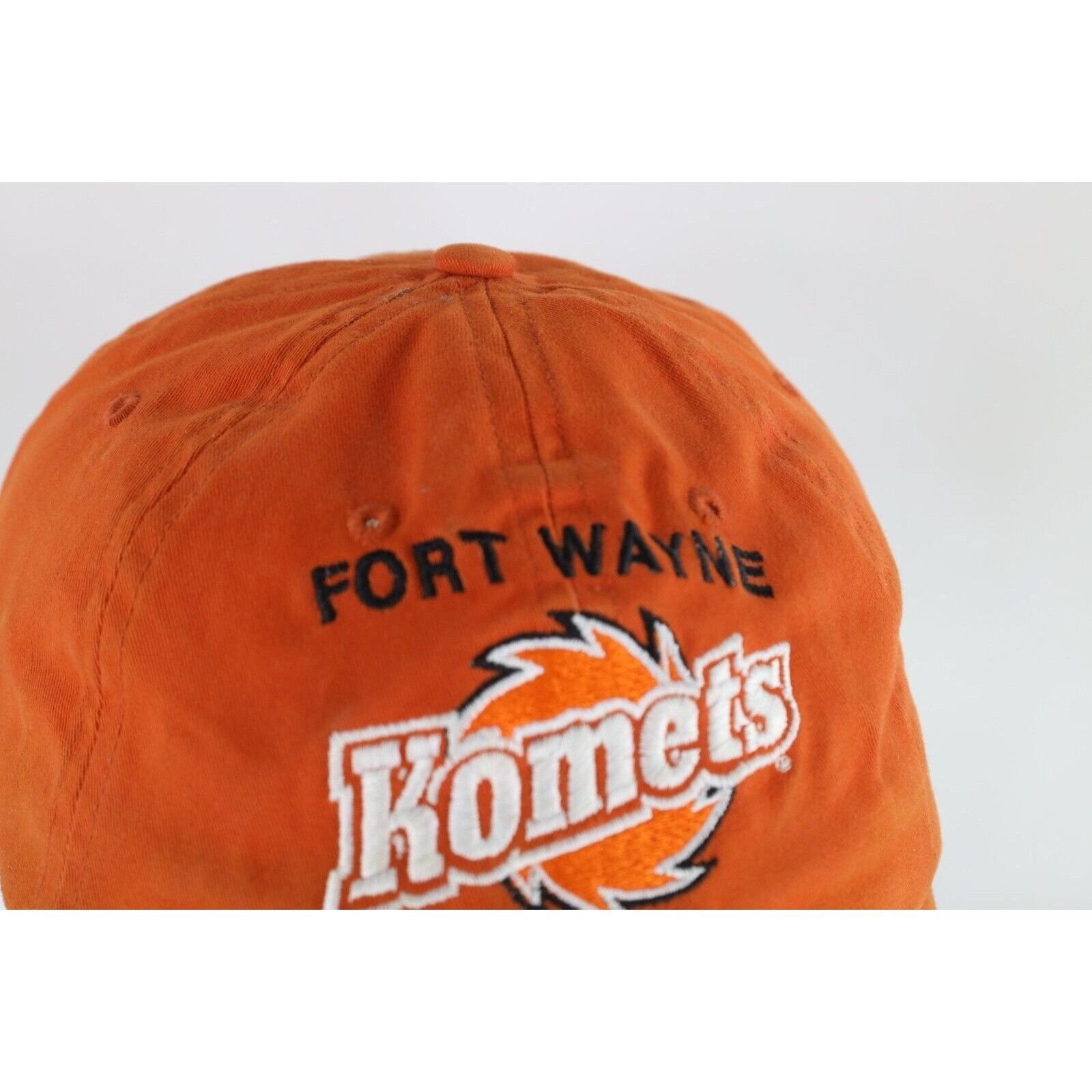 Vintage Vintage 90s Distressed ECHL Fort Wayne Komets Hockey Hat Size ONE SIZE - 3 Thumbnail