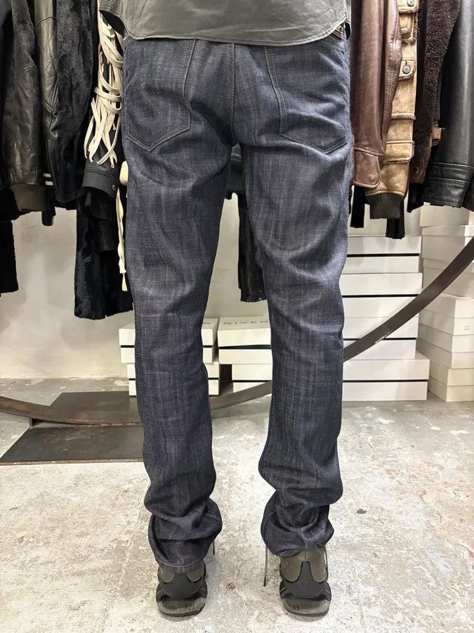 Burberry × Vintage 2000s Burberry Raw Denim Jeans Size US 33 - 4 Thumbnail