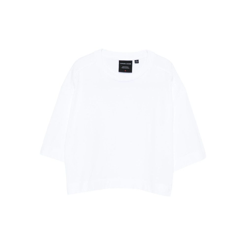 Canada Goose WHITE Tops - T-shirts & Jerseys