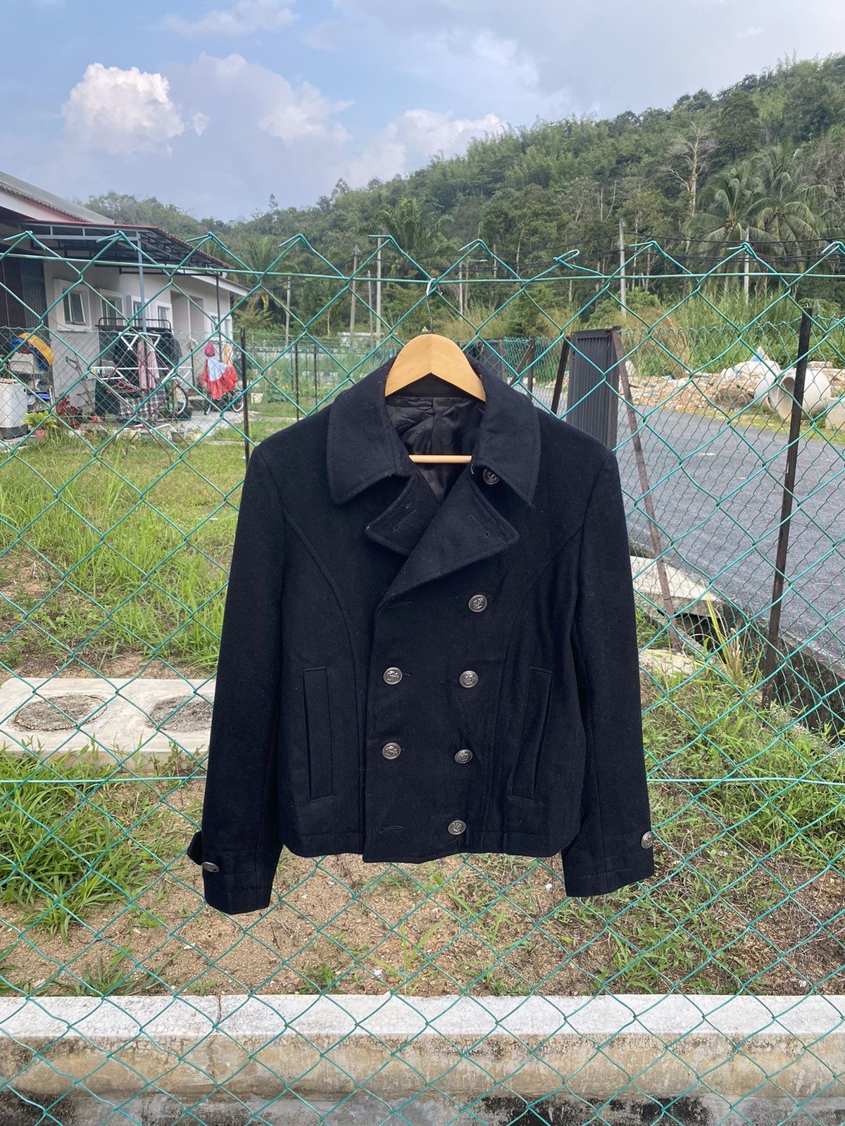 PPFM PPFM Double Breasted Wool Coat Jacket Size US S / EU 44-46 / 1 - 1 Thumbnail
