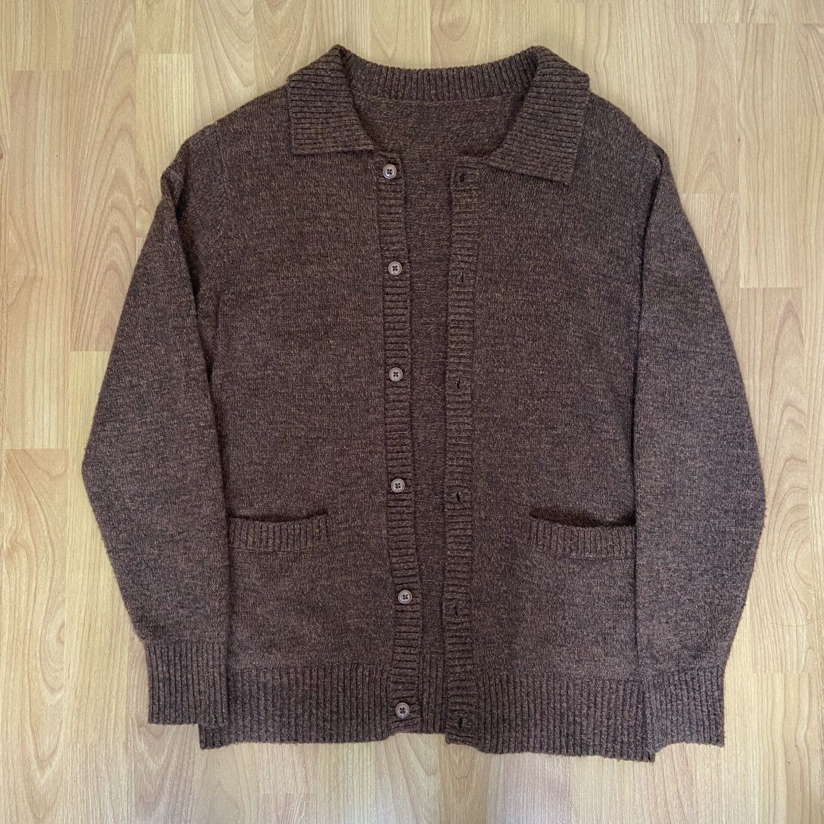 Obey Obey Brown Two Pocket Grandpa Cardigan Sweater Men’s Sweater Size US S / EU 44-46 / 1 - 2 Thumbnail