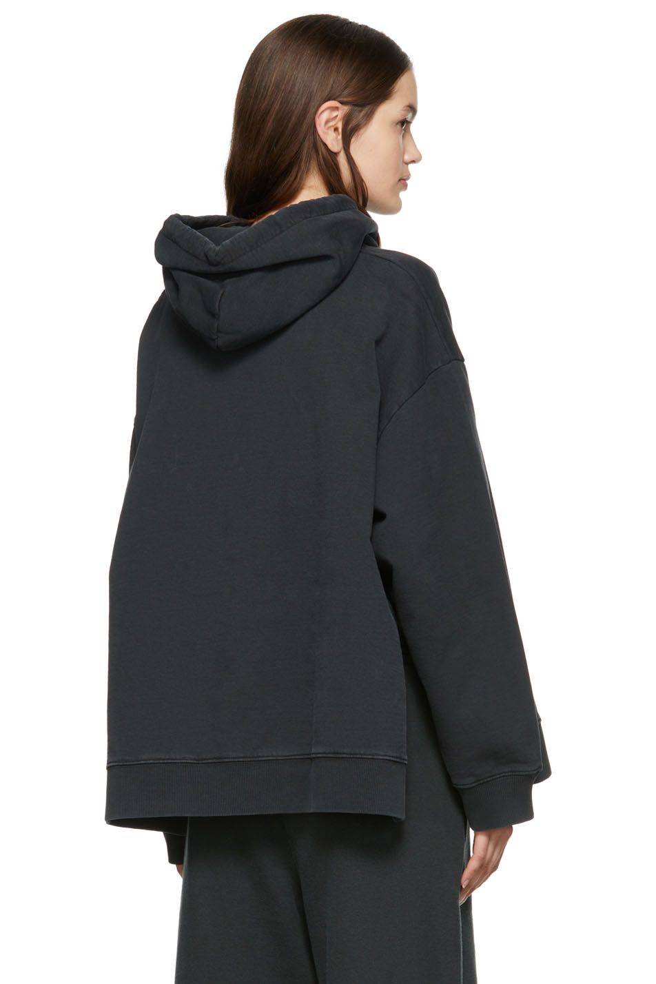 Maison Margiela MM6 Maison Margiela Vented Oversized Hoodie, Washed Black XL Size XL / US 12-14 / IT 48-50 - 8 Thumbnail