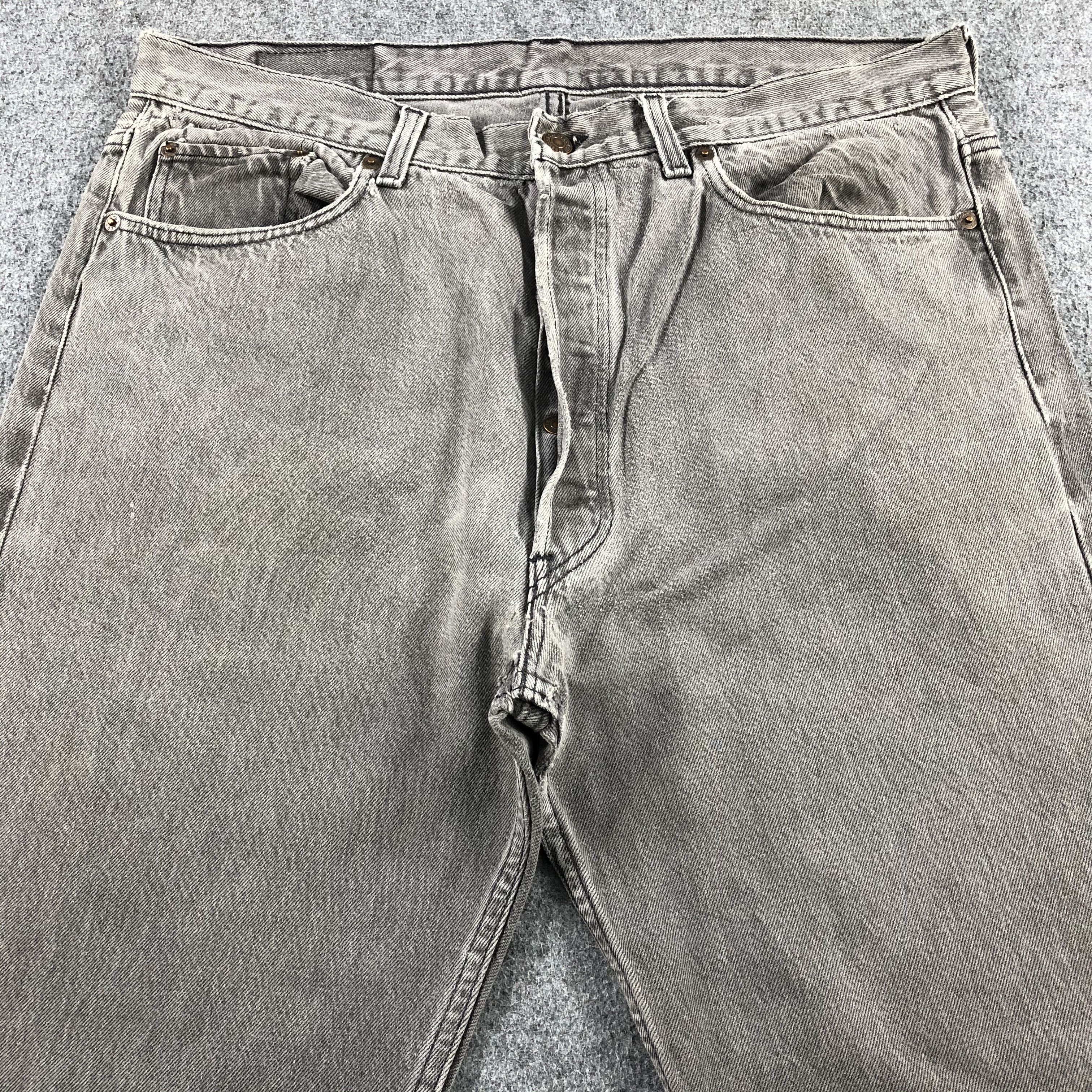 Levi's Vintage 90s Levis 501 Earth Tone Jeans-J1564 Size US 36 / EU 52 - 3 Thumbnail