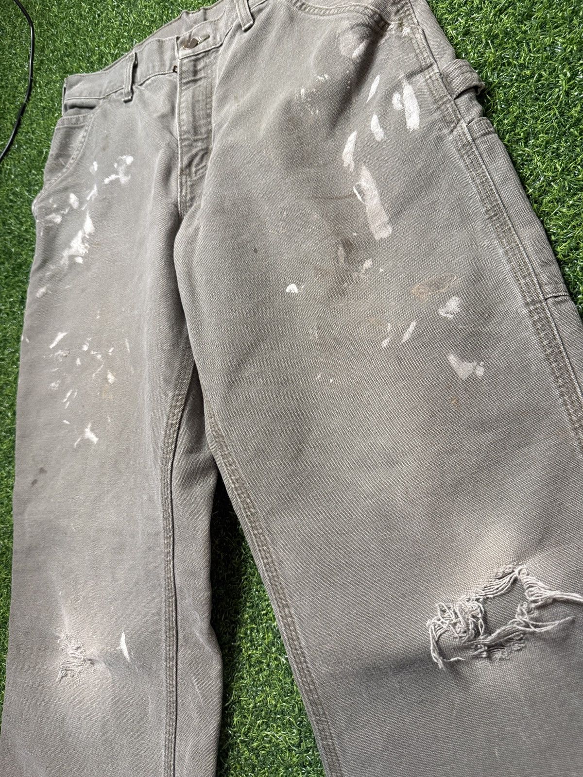 Carhartt Distressed Carhart Carpenter Pants Size US 30 / EU 46 - 2 Thumbnail