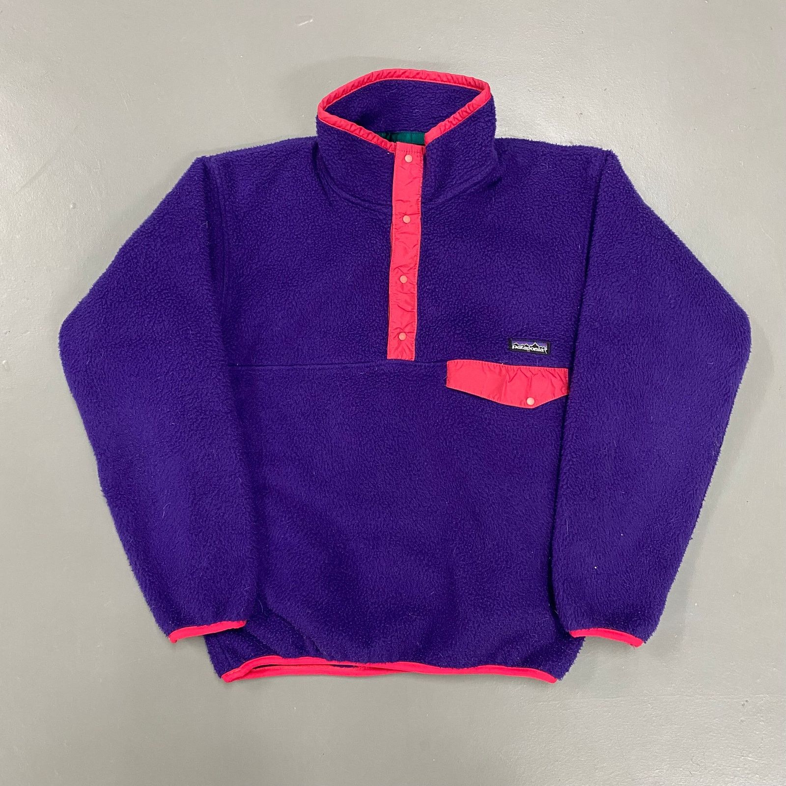 Patagonia 90s Purple Patagonia Synchilla Snap T Fleece | Grailed
