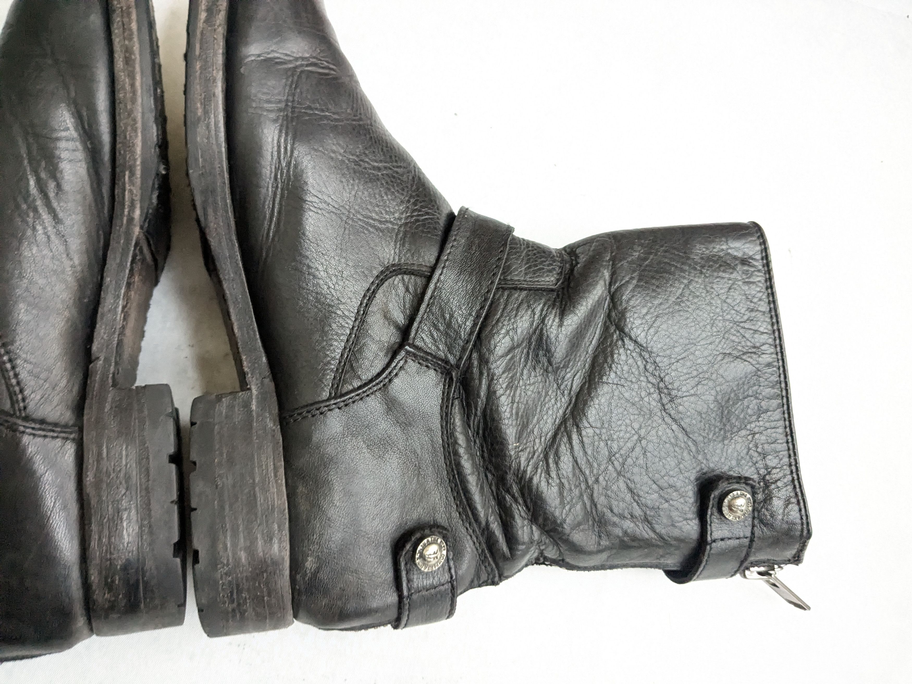 Frye Frye Engineer Boots Black Leather 7.5 Motorcycle Biker Size US 7.5 / EU 40-41 - 13 Thumbnail