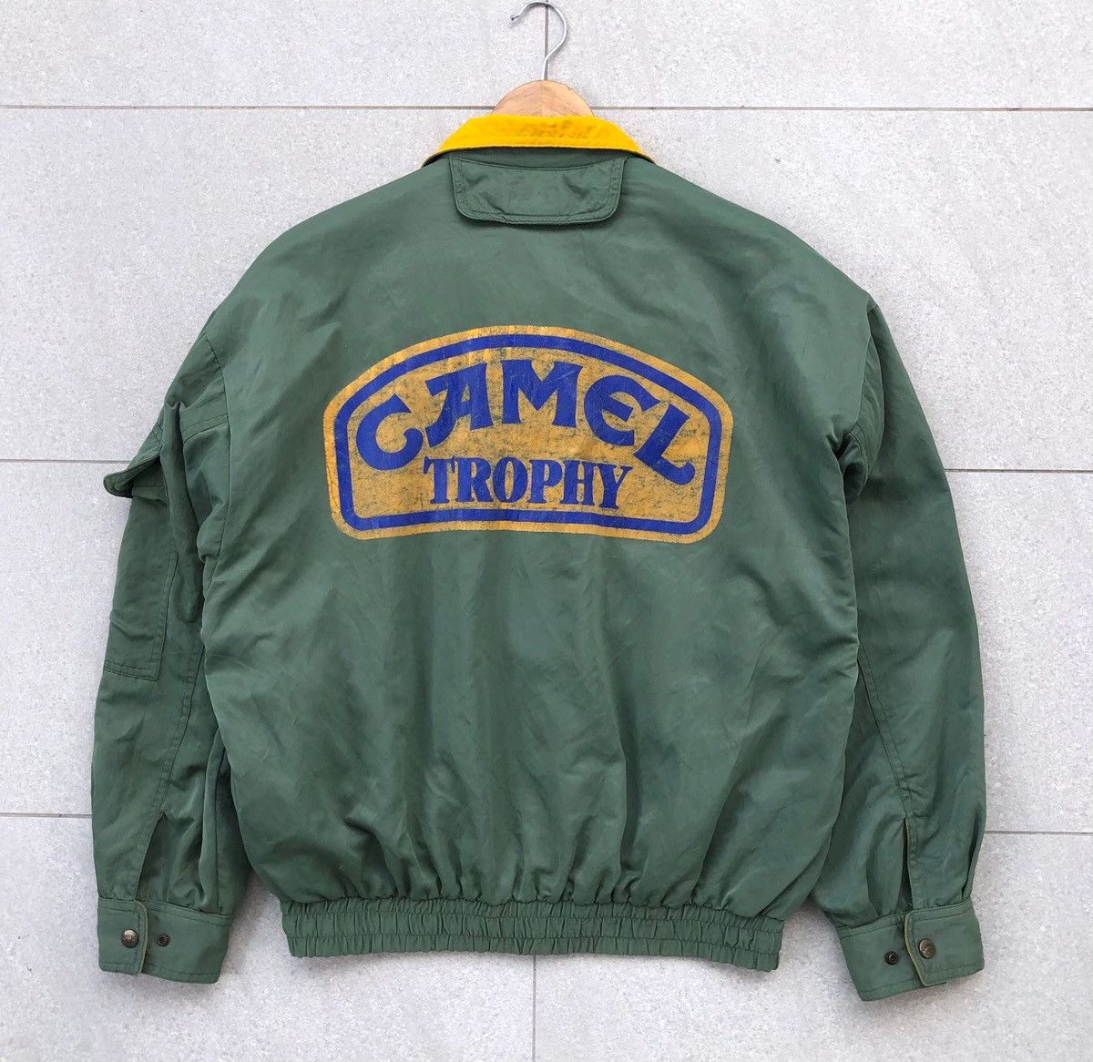 Vintage Vintage 1980 CAMEL TROPHY Reversible Bomber Jacket Size US L / EU 52-54 / 3 - 4 Thumbnail