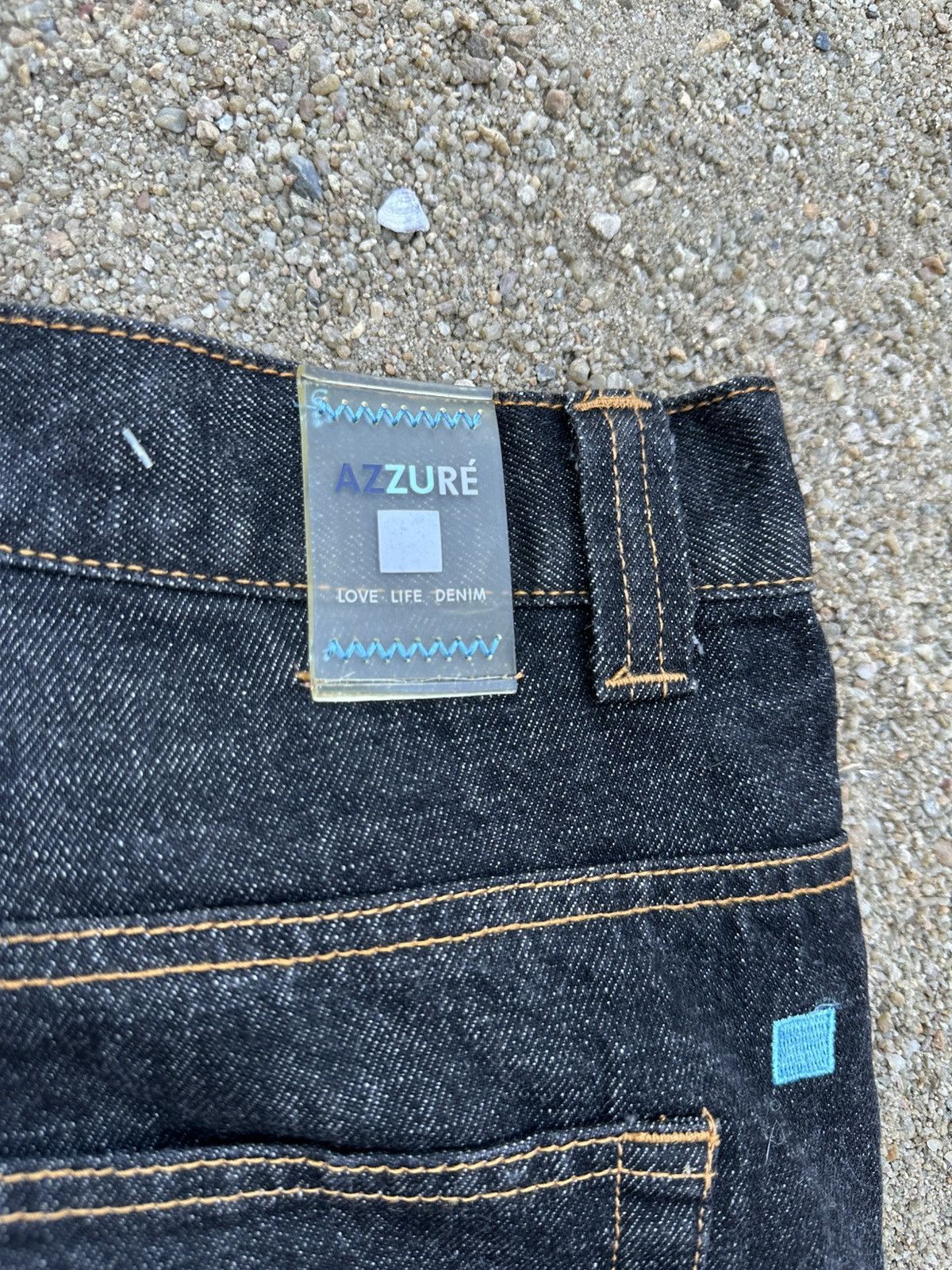 Japanese Brand AZZURÉ Love Life Denim Baggy Size US 42 / EU 58 - 7 Thumbnail