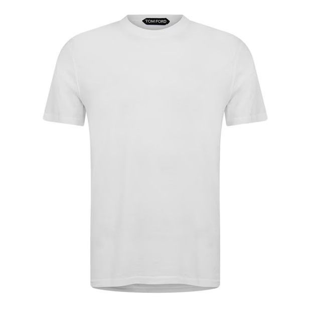 Tom Ford o1g2r1mq0724 Cotton Jersey T-Shirt in Ecru Size US M / EU 48-50 / 2 - 1 Thumbnail