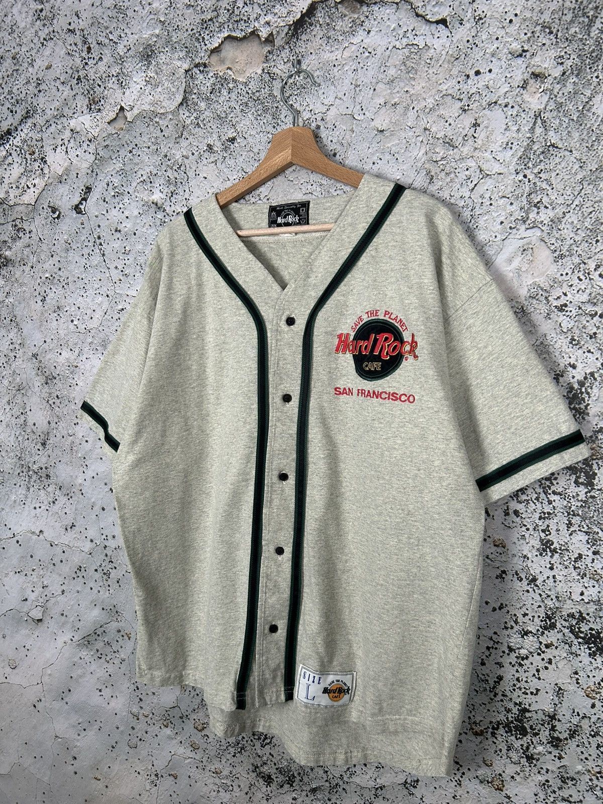 Hard Rock Cafe Vintage Hard Rock Cafe San Francisco MLB 90s Jersey Rare Size US L / EU 52-54 / 3 - 2 Thumbnail