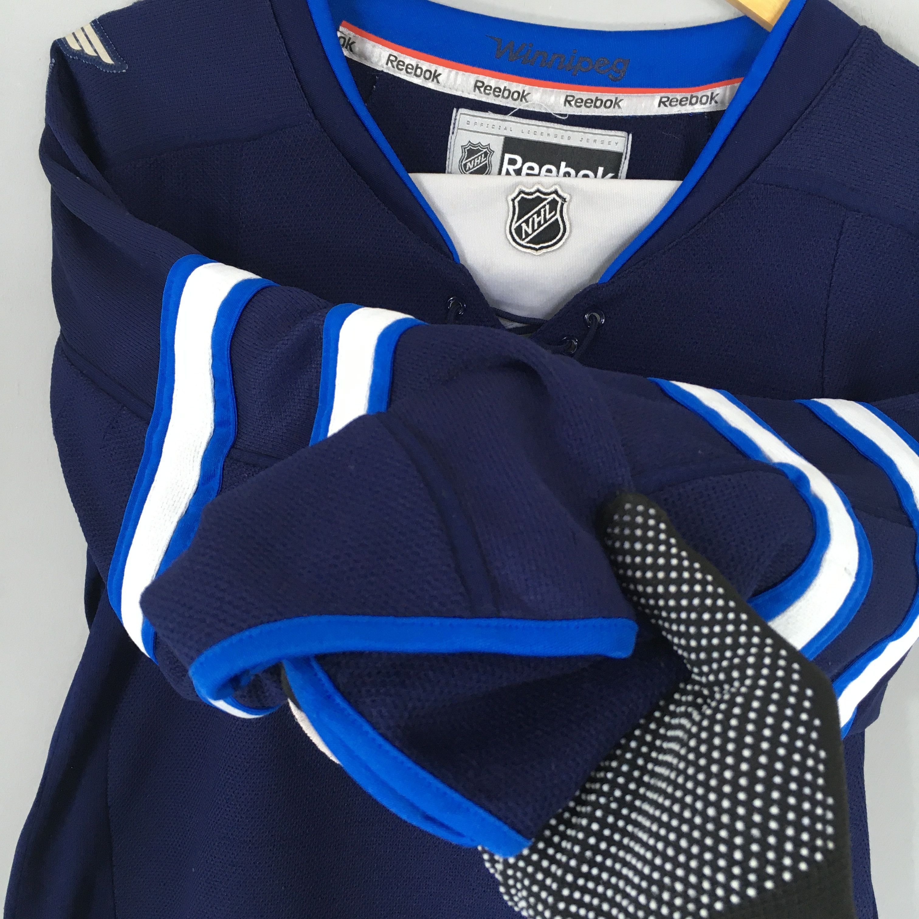 NHL × Reebok × Vintage Vintage Winnipeg Jets NHL Jersey Large Size US L / EU 52-54 / 3 - 5 Thumbnail