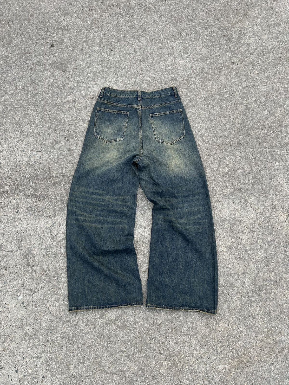 Japanese Brand × Vintage Wide Leg Baggy Vintage Jeans Size US 28 / EU 44 - 2 Thumbnail