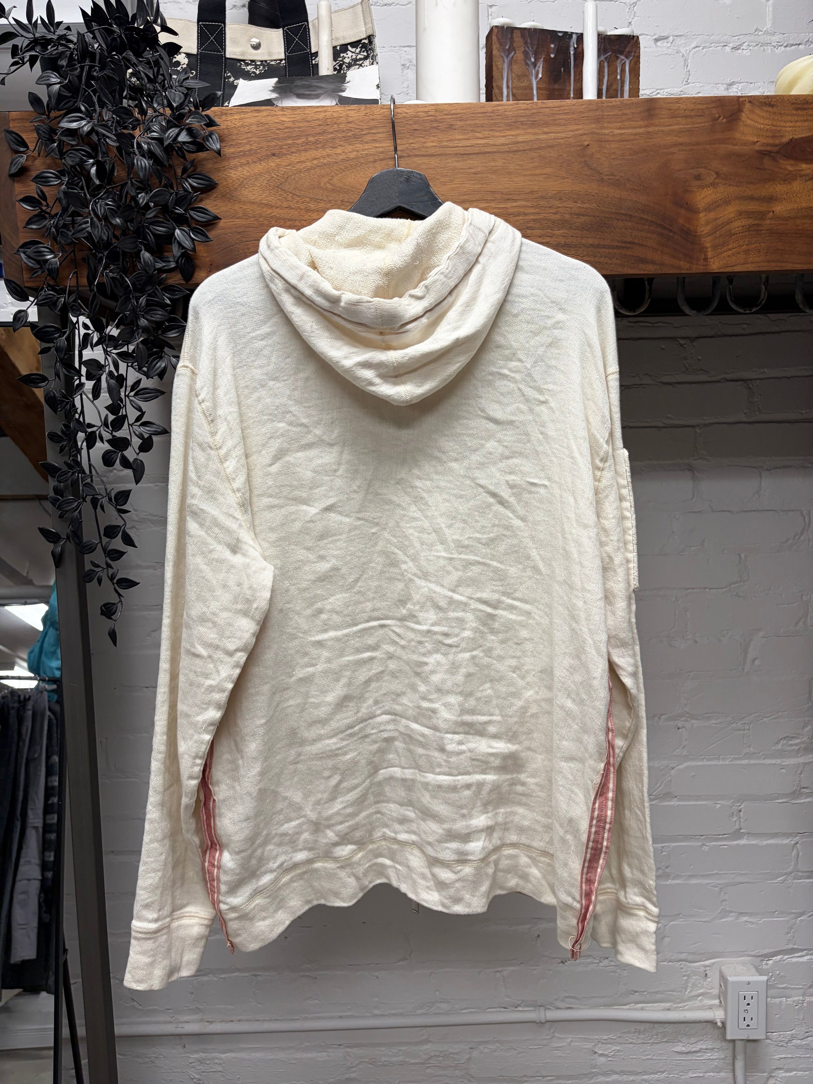 Valentino Valentino Beaded ‘Badge Logo’ Muslin Cotton Zip-Up Hoodie Size US M / EU 48-50 / 2 - 5 Thumbnail