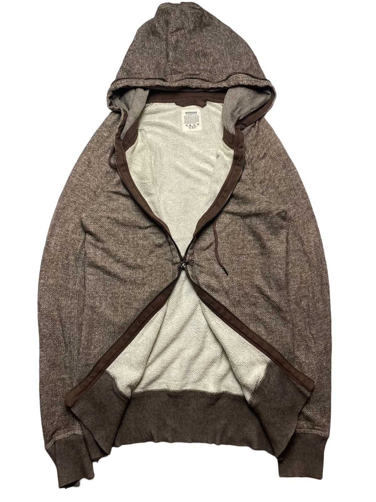 If Six Was Nine 2000s G.O.A - Gunny Sack Zip Hoodie Size US L / EU 52-54 / 3 - 2 Thumbnail