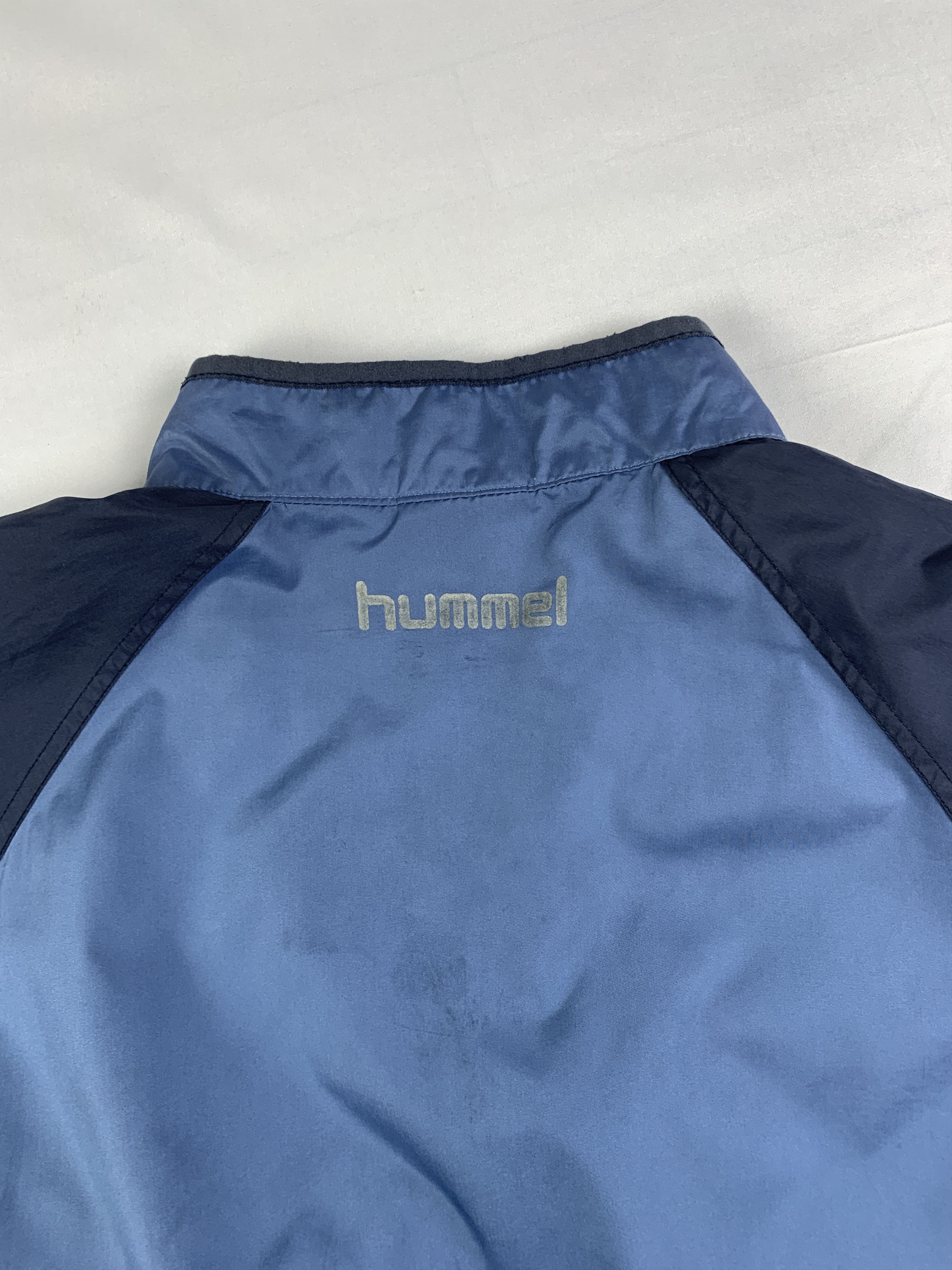 Hummel 2000s Hummel Denmark Halfzip Soccer Windbreaker (L) Size US L / EU 52-54 / 3 - 4 Thumbnail