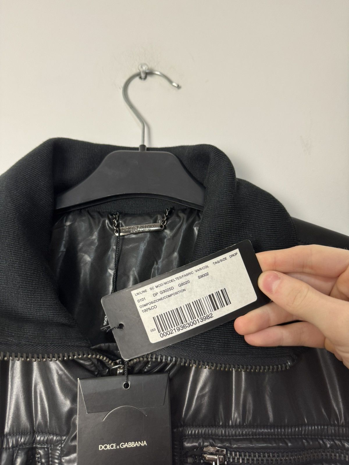 Dolce & Gabbana BNWT Dolce & Gabbana Coated Multi-Pocket Bomber Jacket Black Size US M / EU 48-50 / 2 - 8 Thumbnail