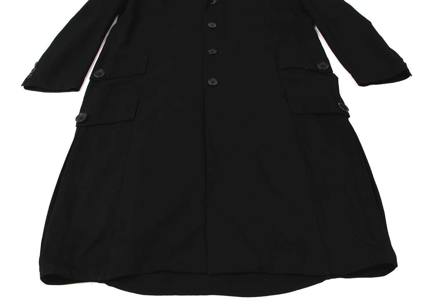 Yohji Yamamoto Yohji Yamamoto Long Jacket Black 3 Size US L / EU 52-54 / 3 - 8 Thumbnail