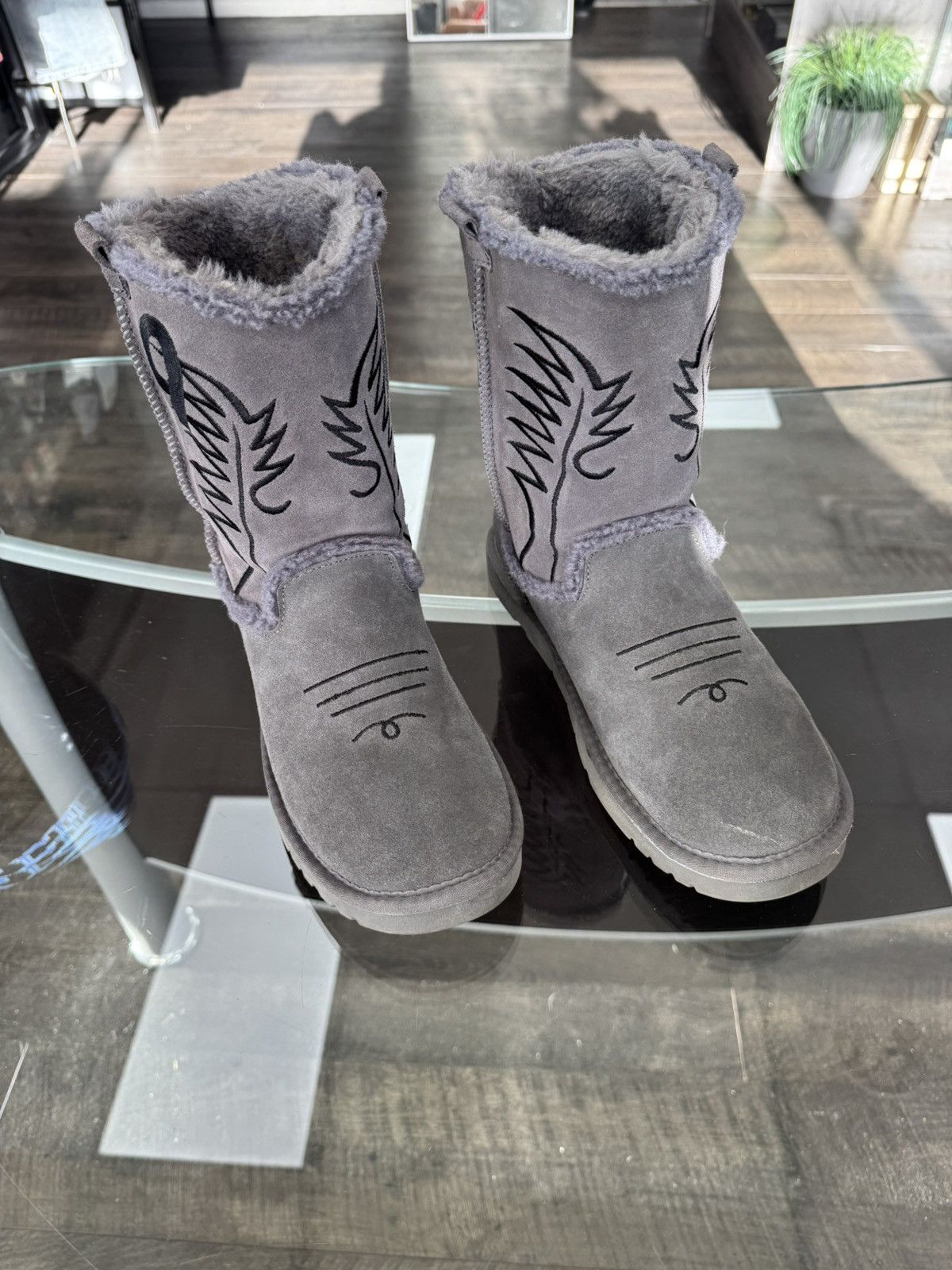 Other Friends & Family Grey Bazo 1199 Ugg Boots Unreleased Size US 11 / EU 44 - 5 Thumbnail