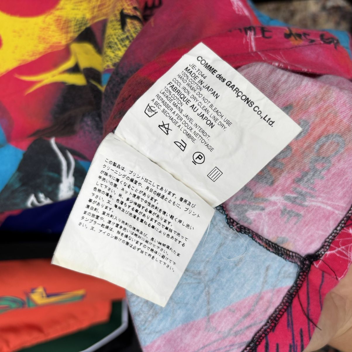 Junya Watanabe Junya Watanabe Comme Des Garcons SS 2002 Abstract Art Tee Size S / US 4 / IT 40 - 9 Thumbnail