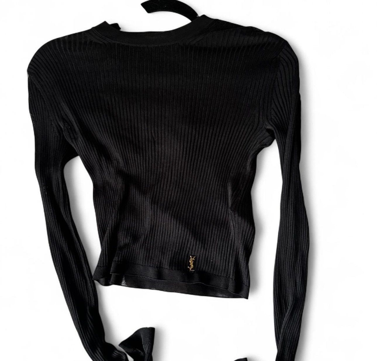 Yves Saint Laurent YSL SHEER LONGSLEEVE Size XS / US 0-2 / IT 36-38 - 2 Thumbnail