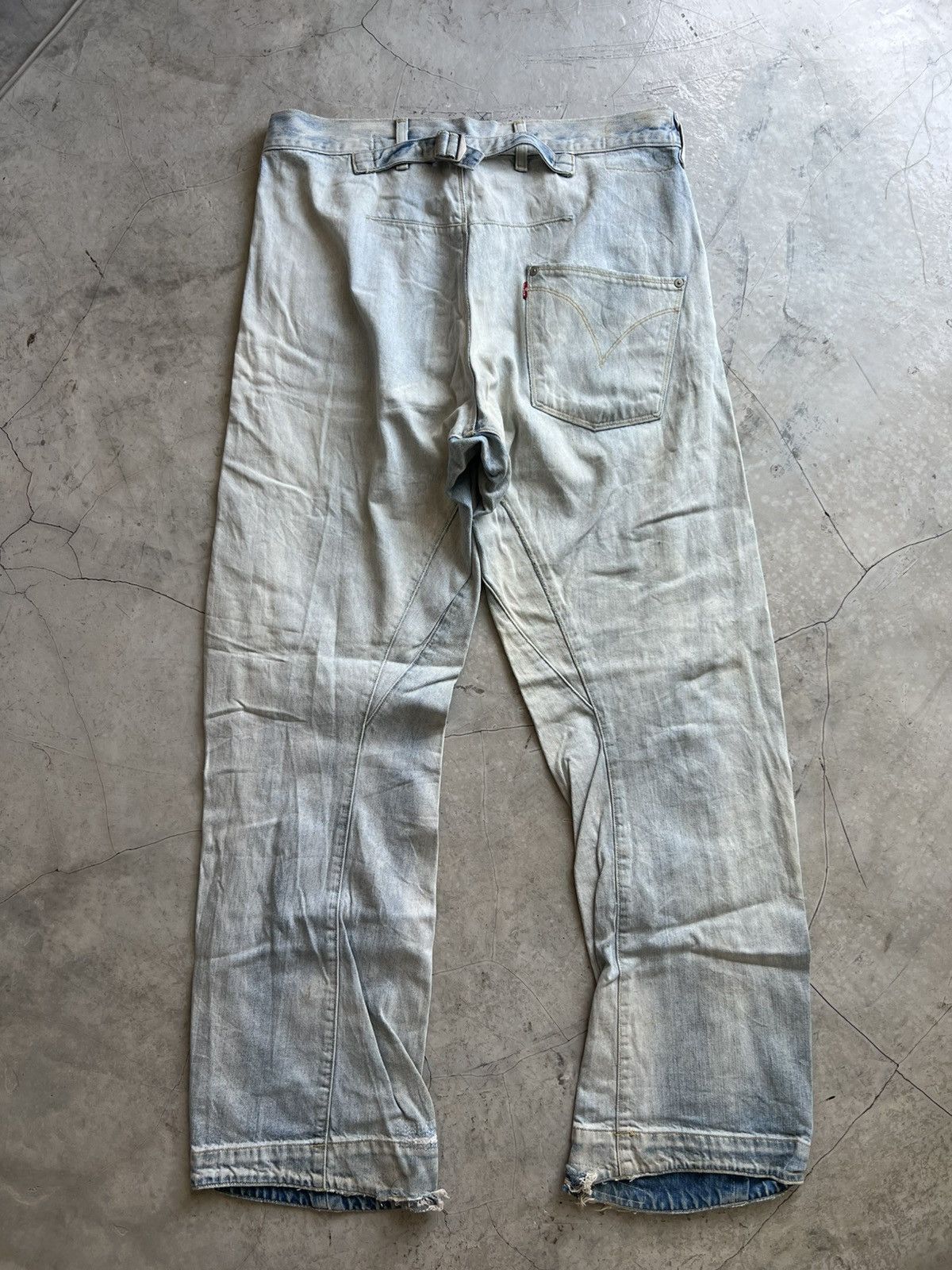 Levi's Levis Engineered Jeans Buckle Back Tag W34 Actual 36x34.5 Size US 34 / EU 50 - 6 Thumbnail