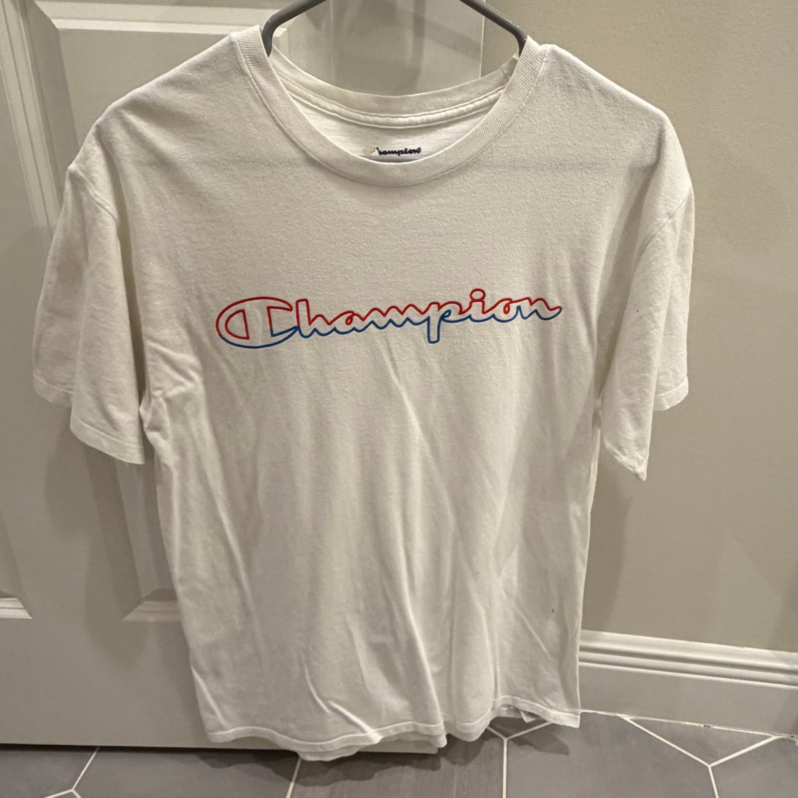 Champion Champion Red White and Blue Logo Tee Size US M / EU 48-50 / 2 - 1 Thumbnail