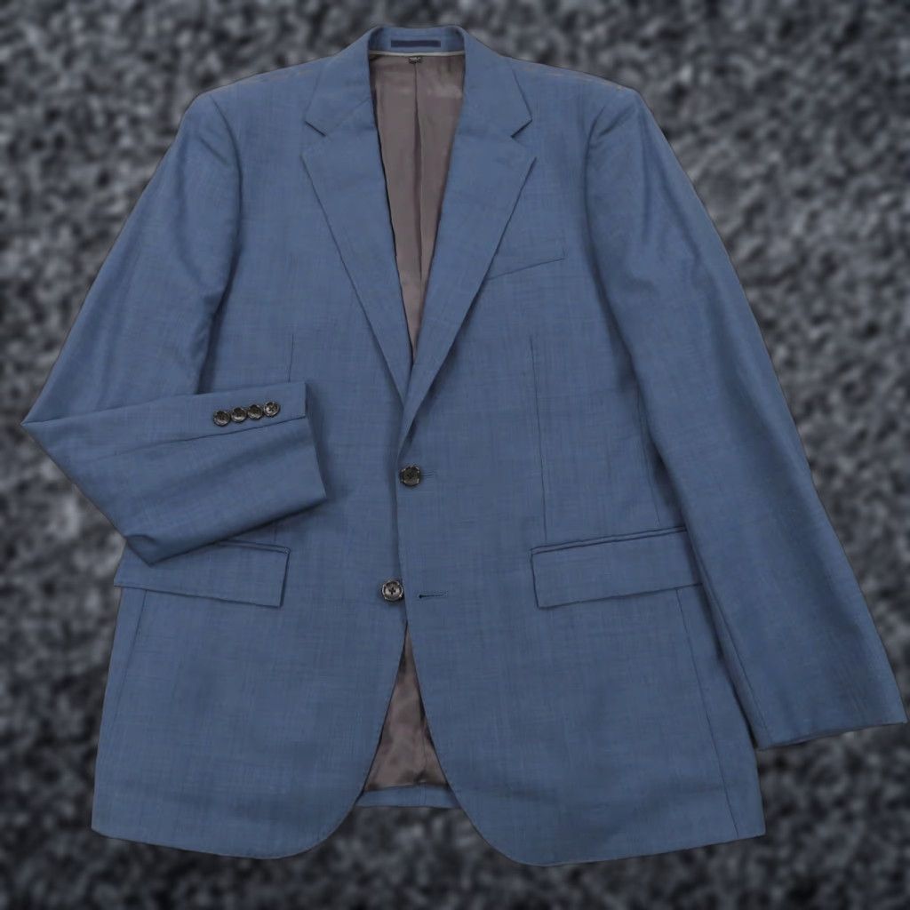 J.Crew J Crew Ludlow Blazer 40L Four Season Tollegno Wool Sport Coat Jacket Blue Size 40R - 1 Thumbnail