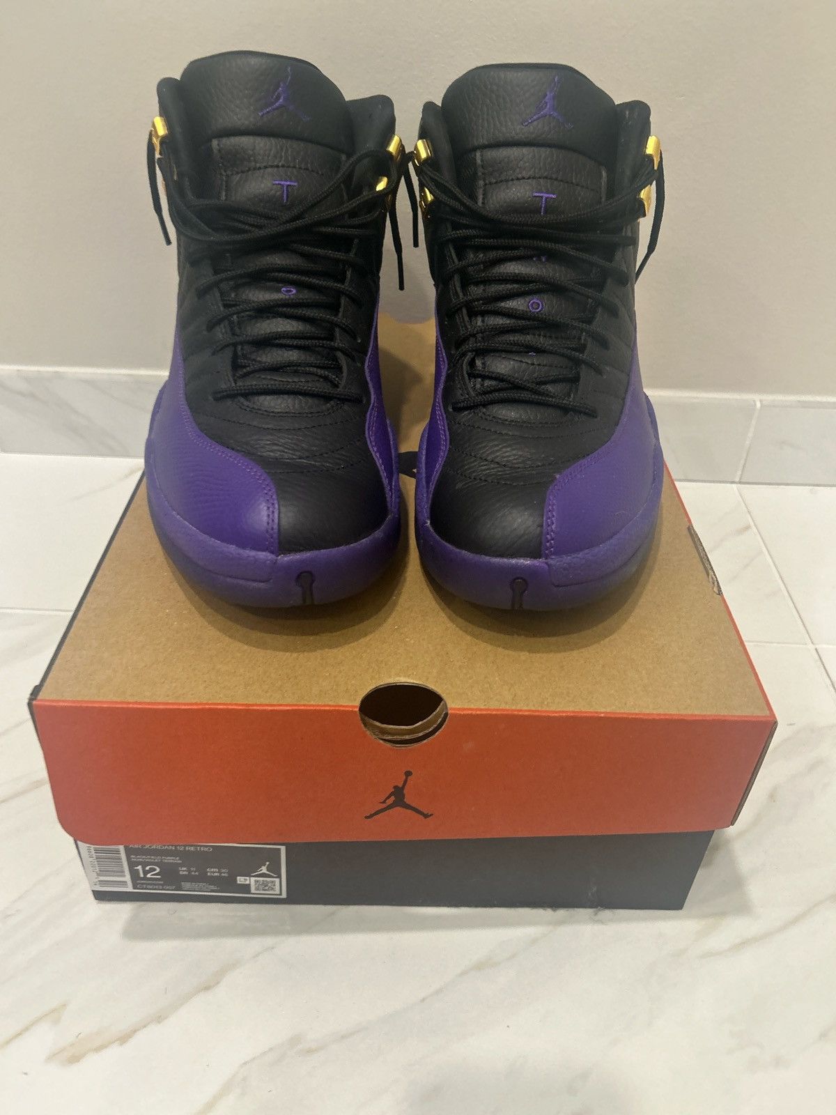 Jordan Brand Air Jordan 12 "Field Purple" Size US 12 / EU 45 - 3 Thumbnail