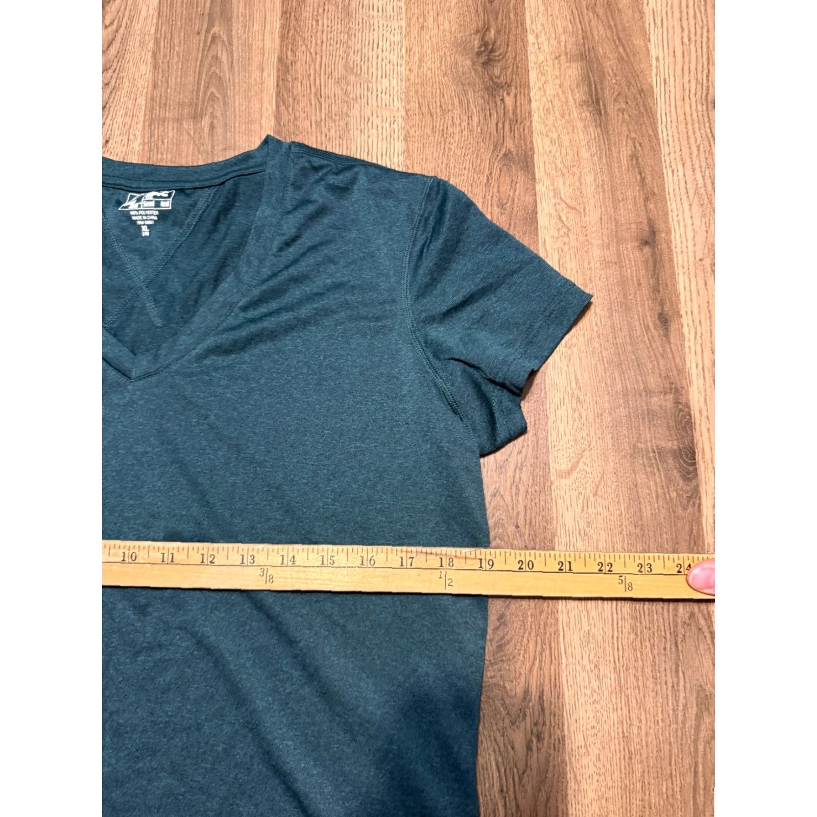 Vintage Energy Zone Shirt Women's XL Green V-neck Athletic Wear Outdoor Shirt Clothing Size XL / US 12-14 / IT 48-50 - 3 Thumbnail